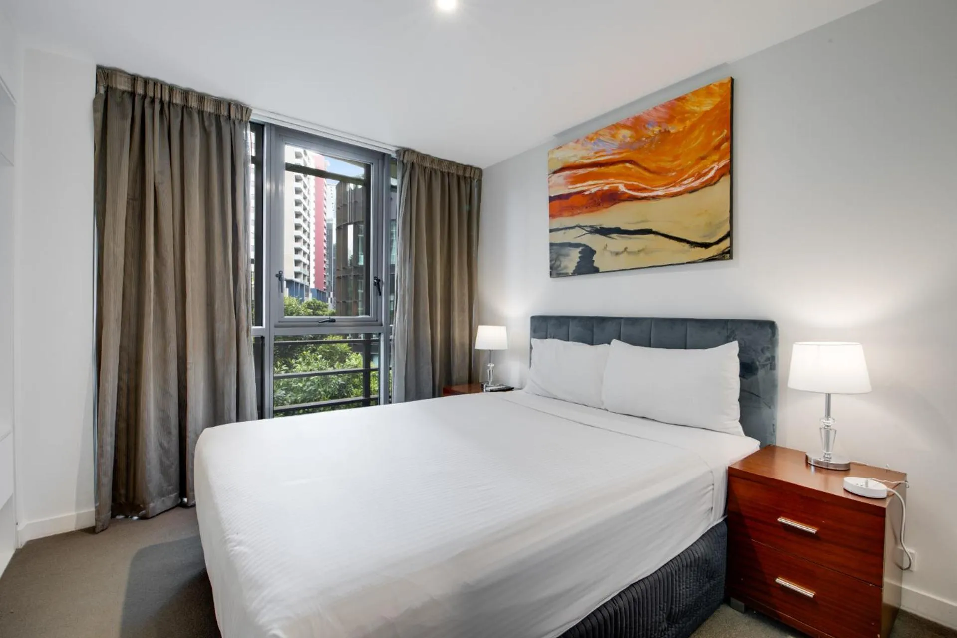 Bedroom, Bed in The Sebel Residences Melbourne Docklands Serviced Apartments