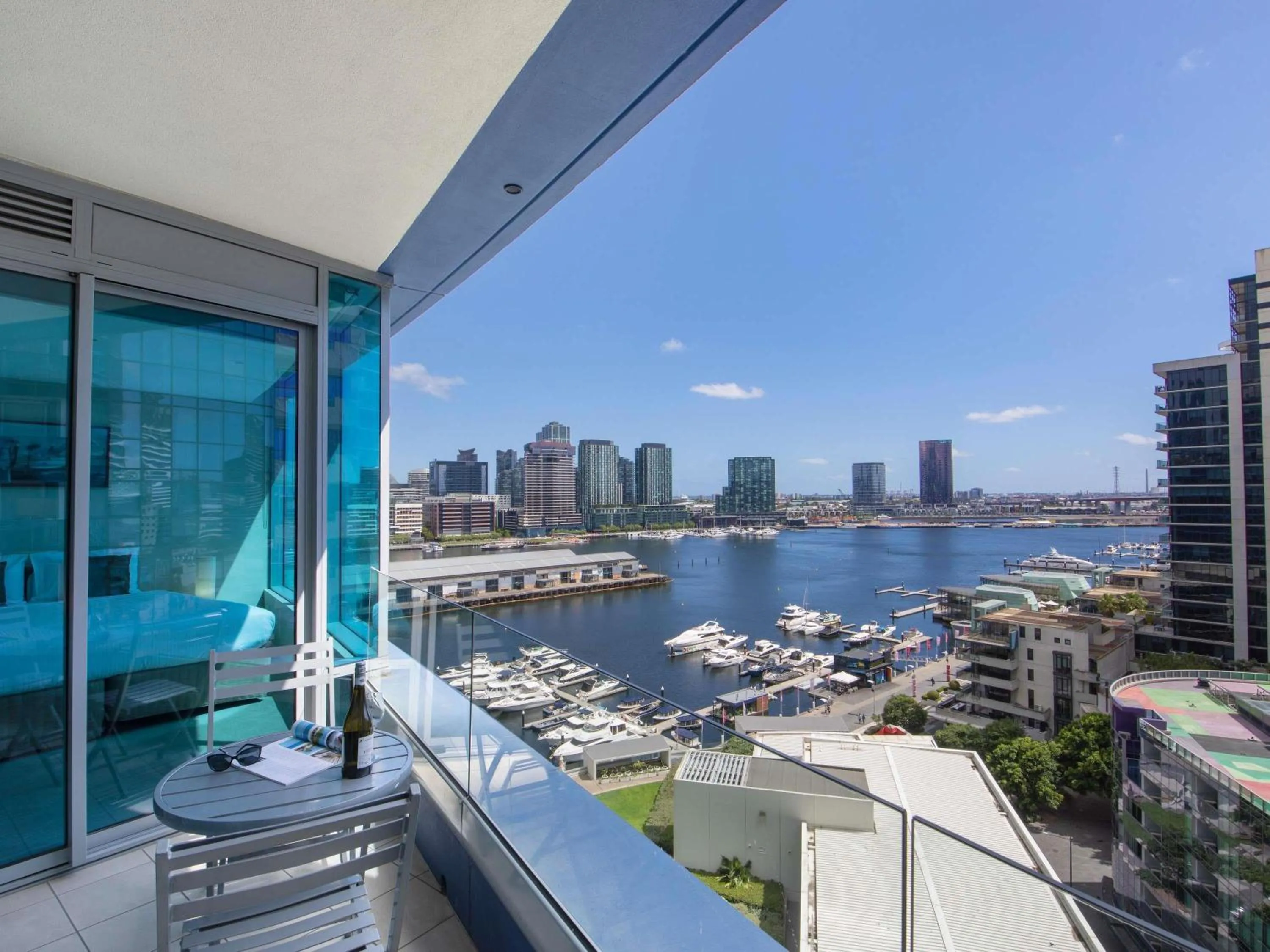 Bedroom in The Sebel Residences Melbourne Docklands Serviced Apartments