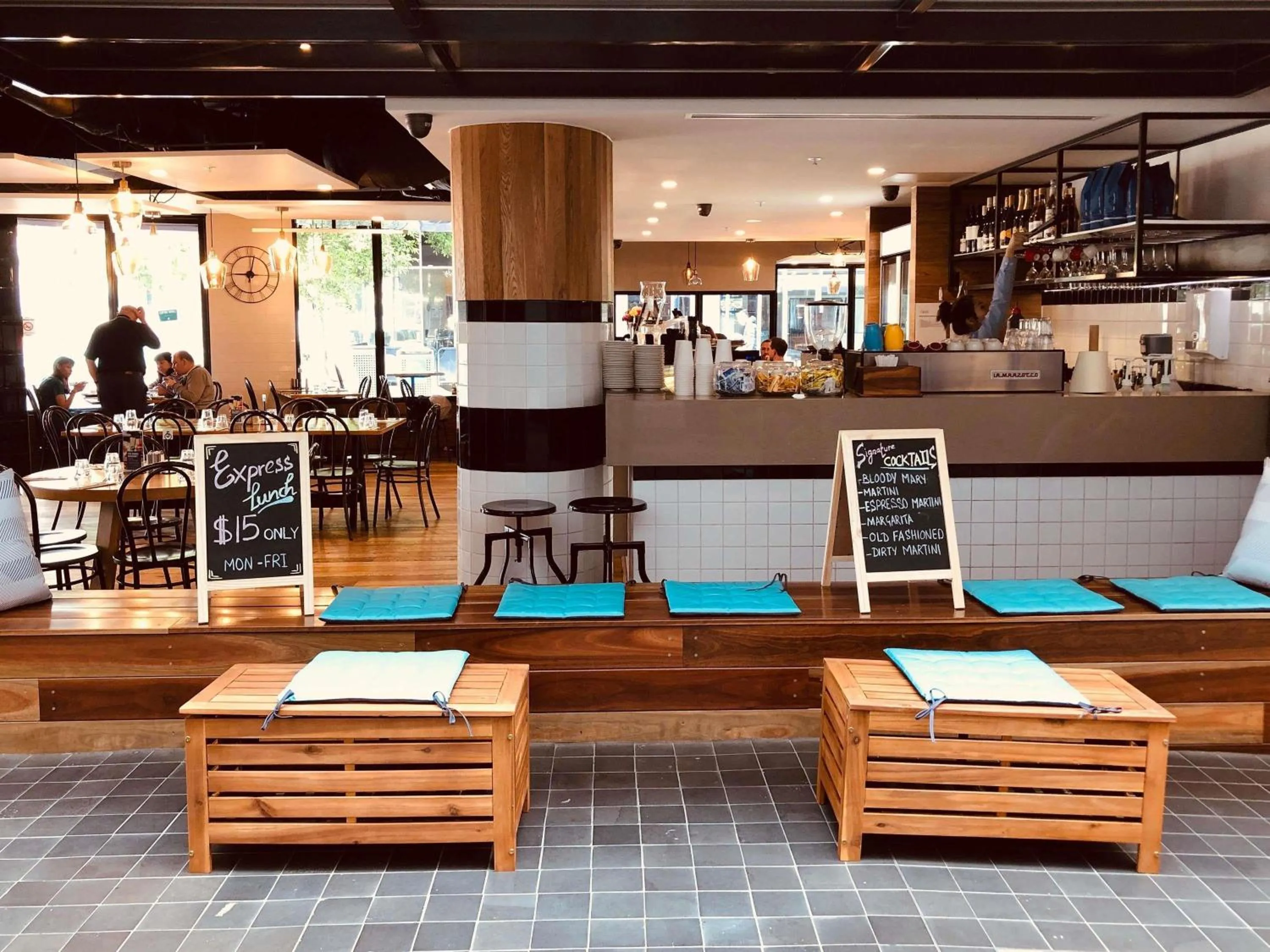 Restaurant/places to eat in The Sebel Residences Melbourne Docklands Serviced Apartments