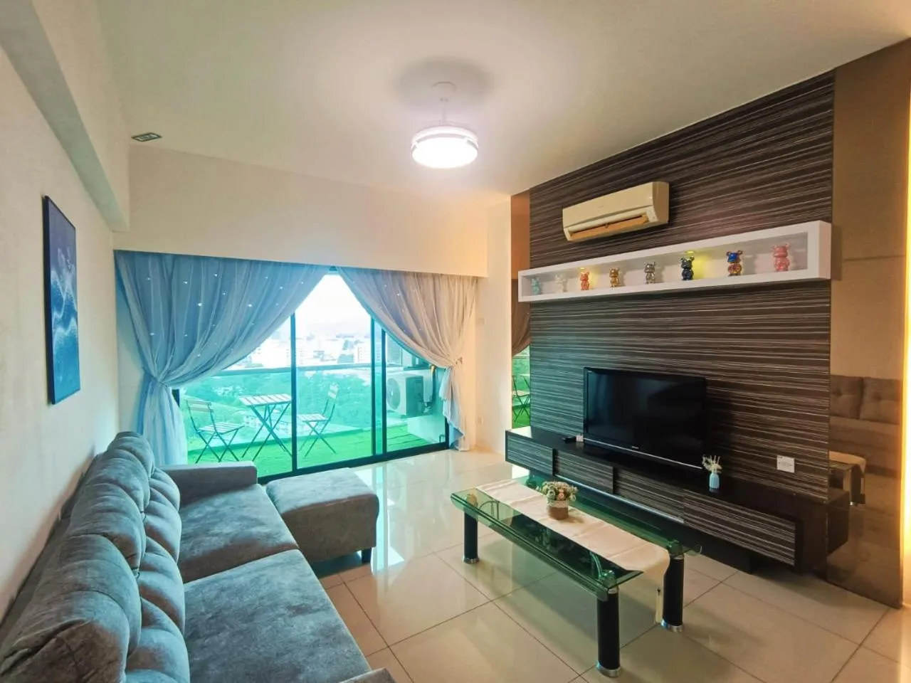 K. Riverfront apartment