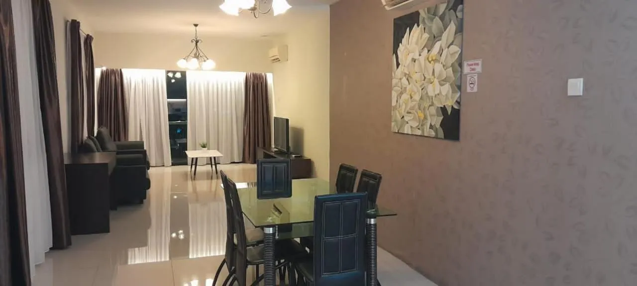 Living room in K. Riverfront apartment