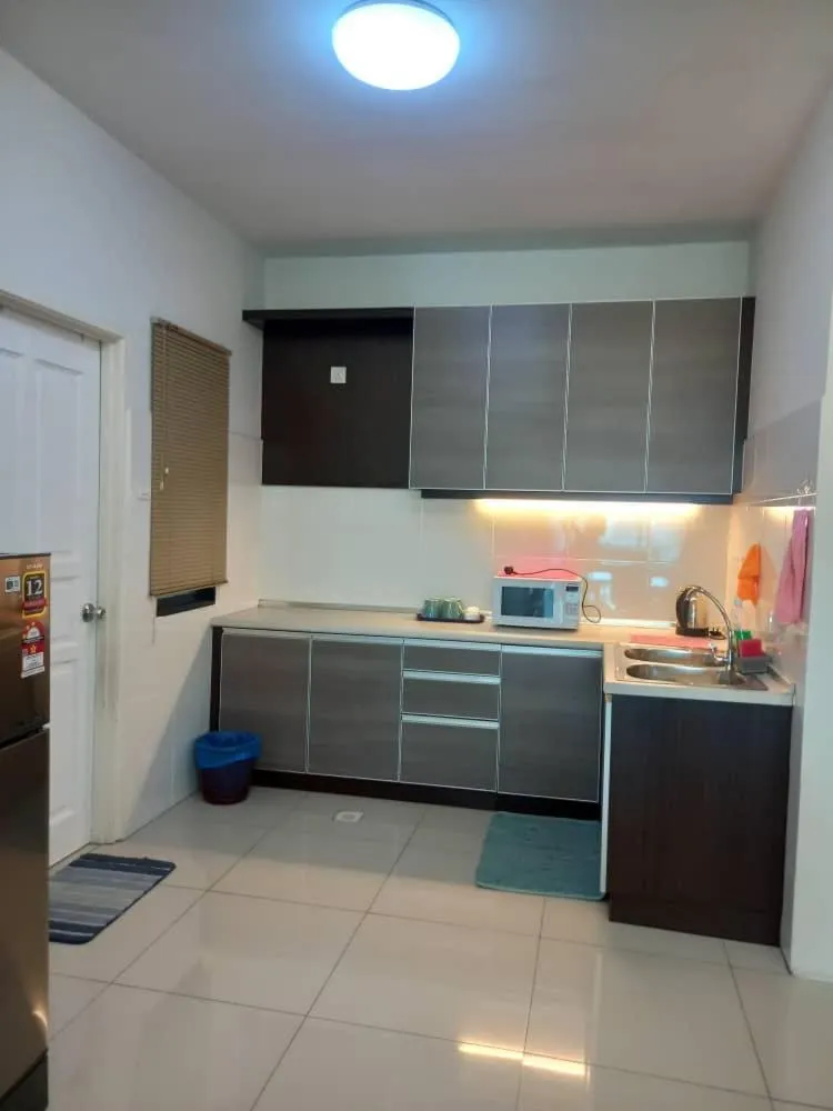Kitchen or kitchenette in K. Riverfront apartment
