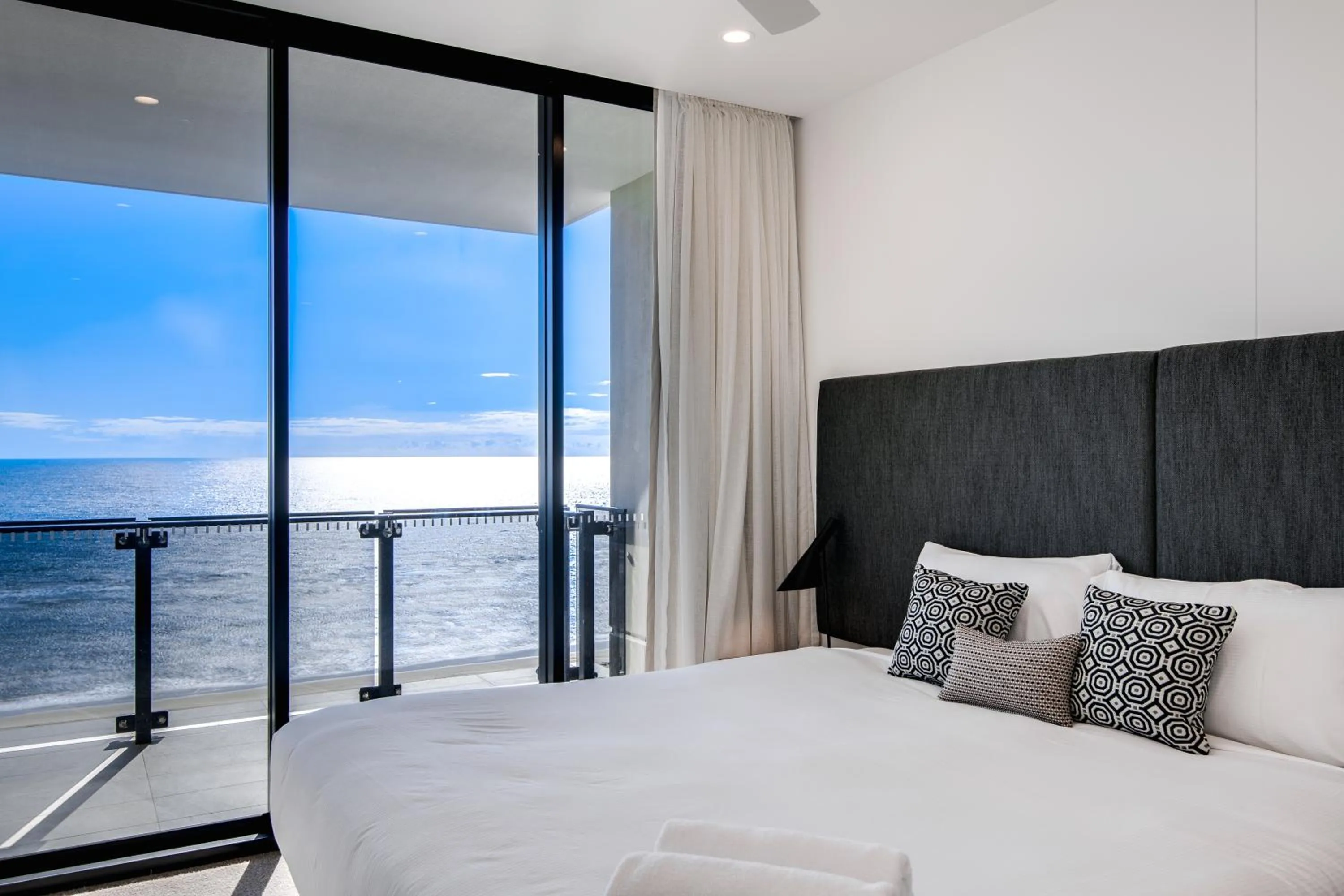 Bed in Iconic Kirra Beach Resort