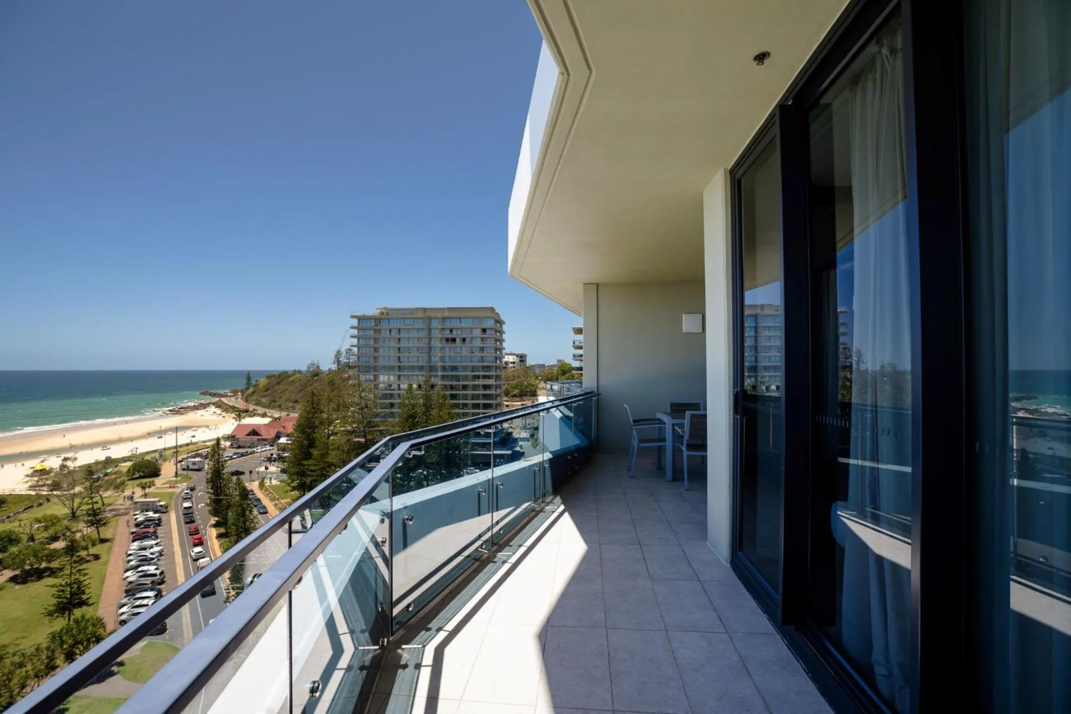 Balcony/Terrace in Iconic Kirra Beach Resort