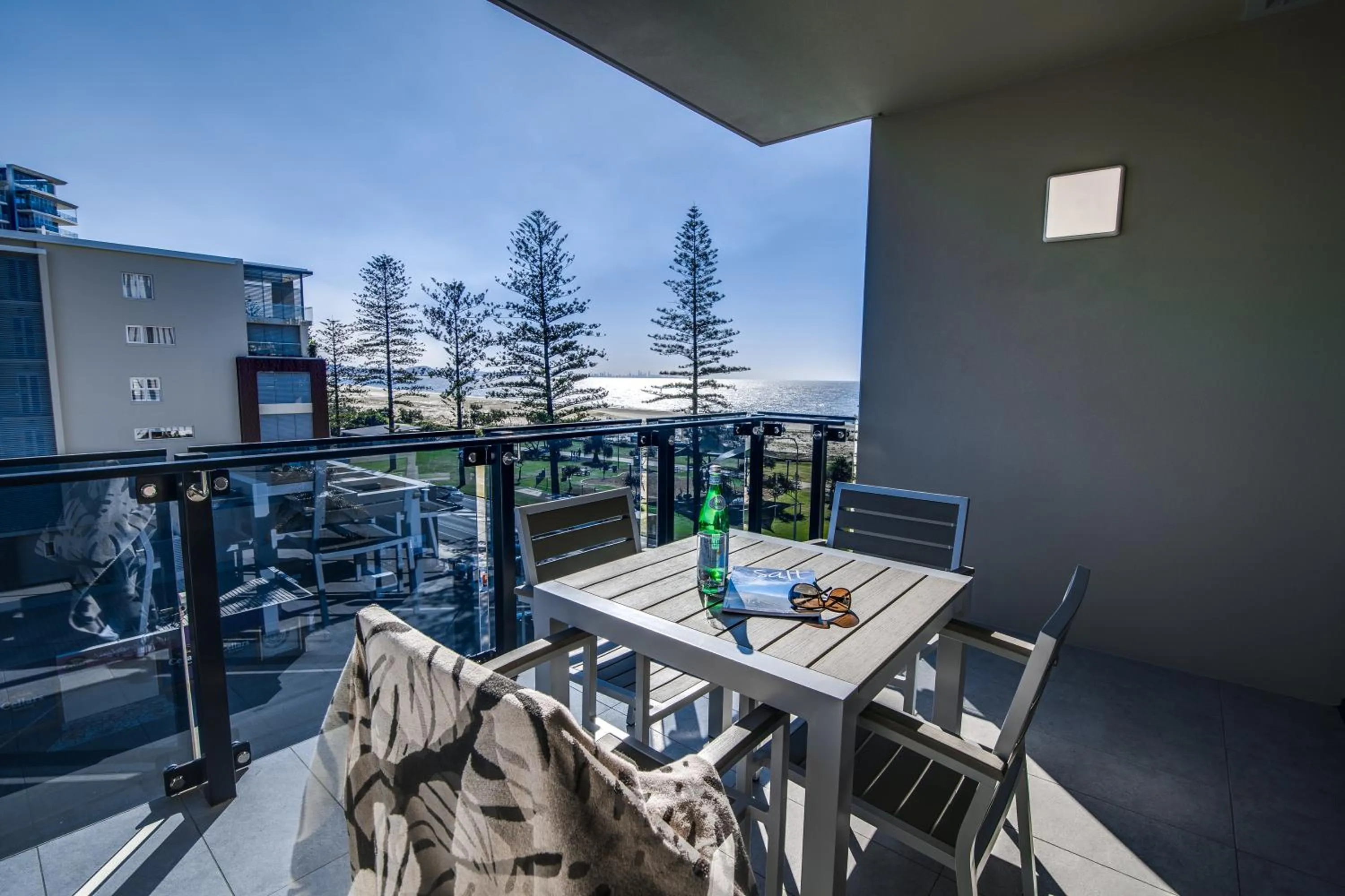 Balcony/Terrace in Iconic Kirra Beach Resort