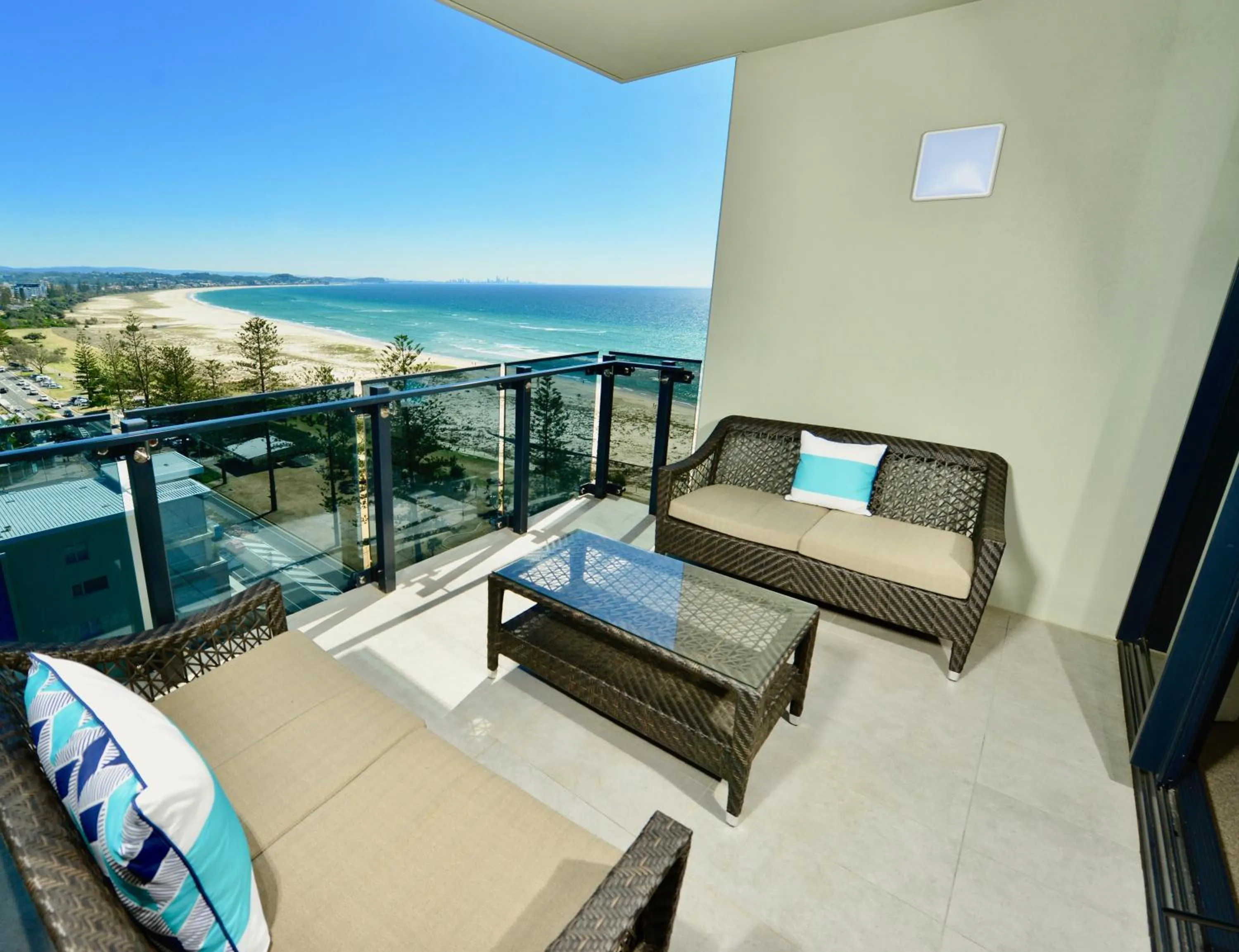 Balcony/Terrace in Iconic Kirra Beach Resort