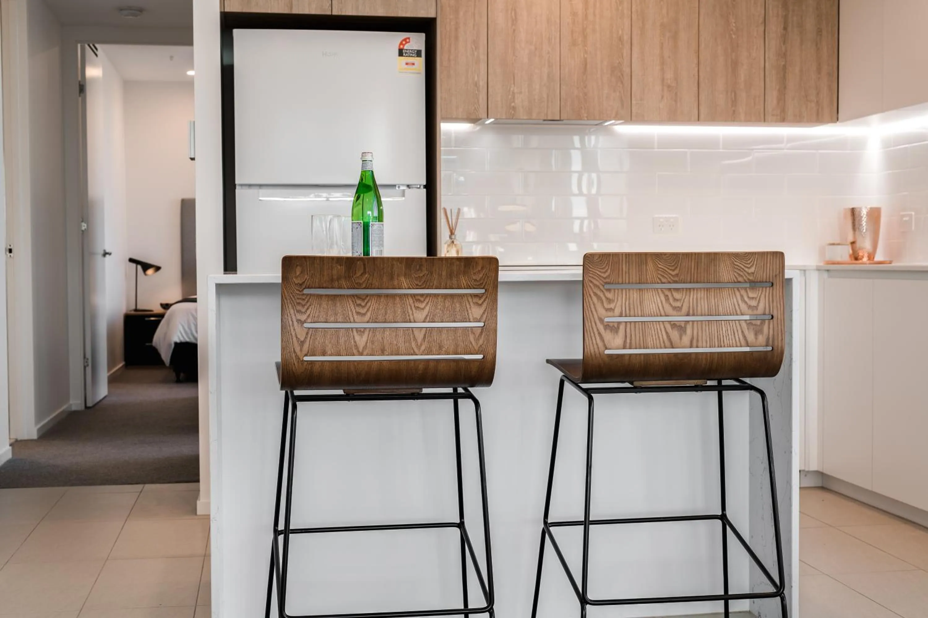 Kitchen or kitchenette in Iconic Kirra Beach Resort