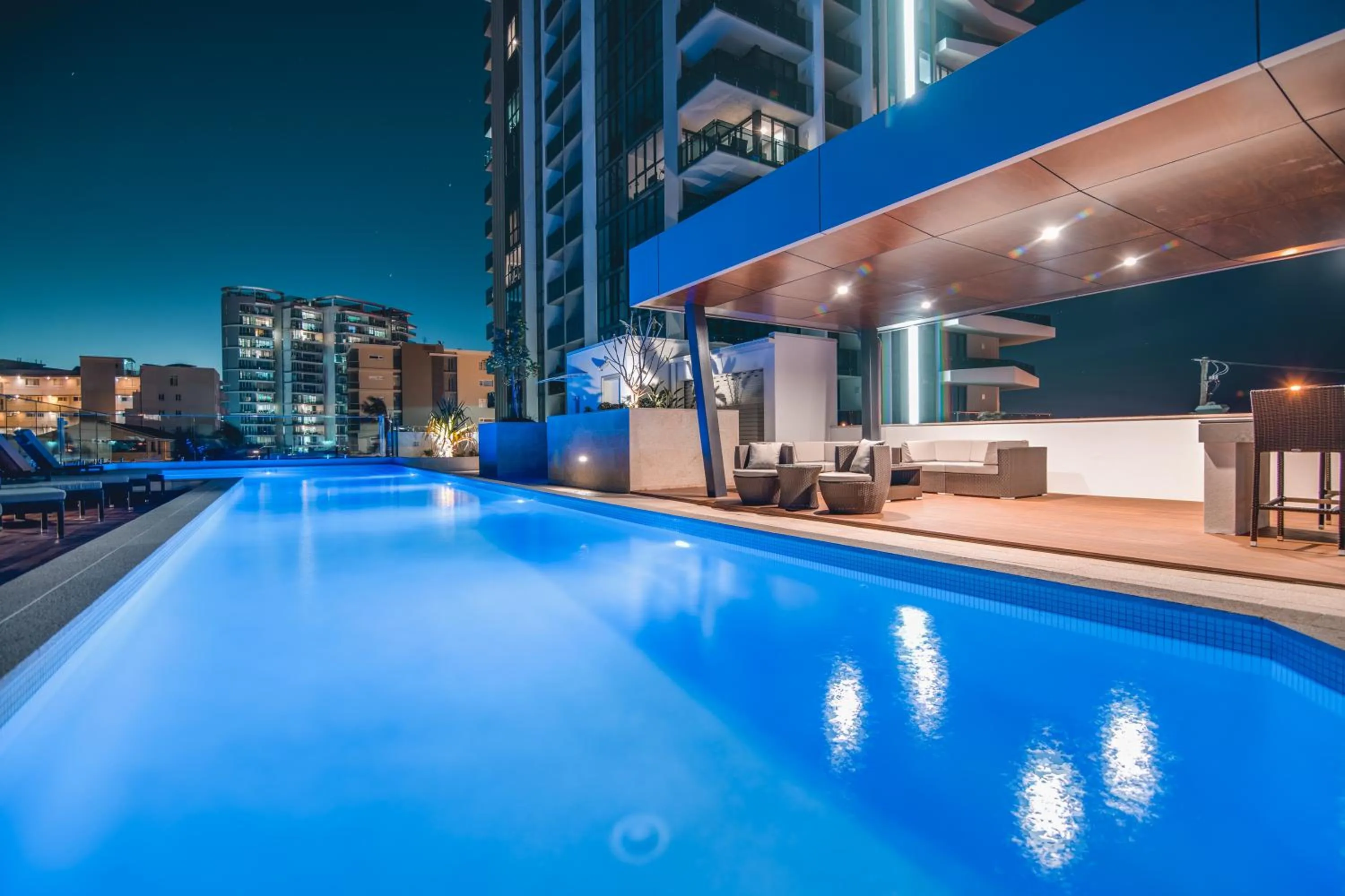 Swimming pool in Iconic Kirra Beach Resort