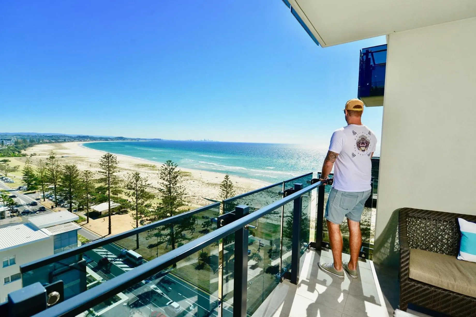 Balcony/Terrace in Iconic Kirra Beach Resort
