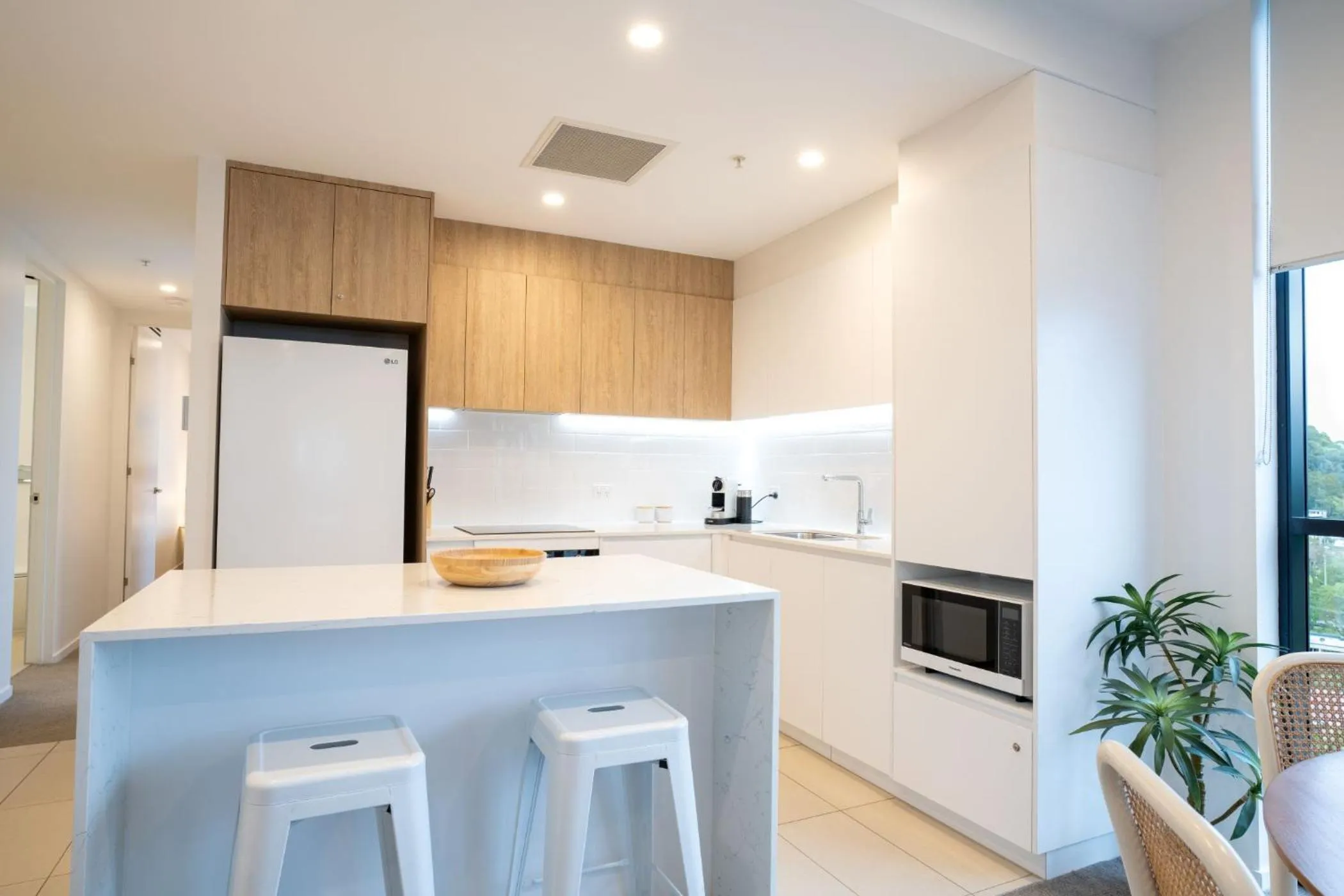 Dining area in Iconic Kirra Beach Resort