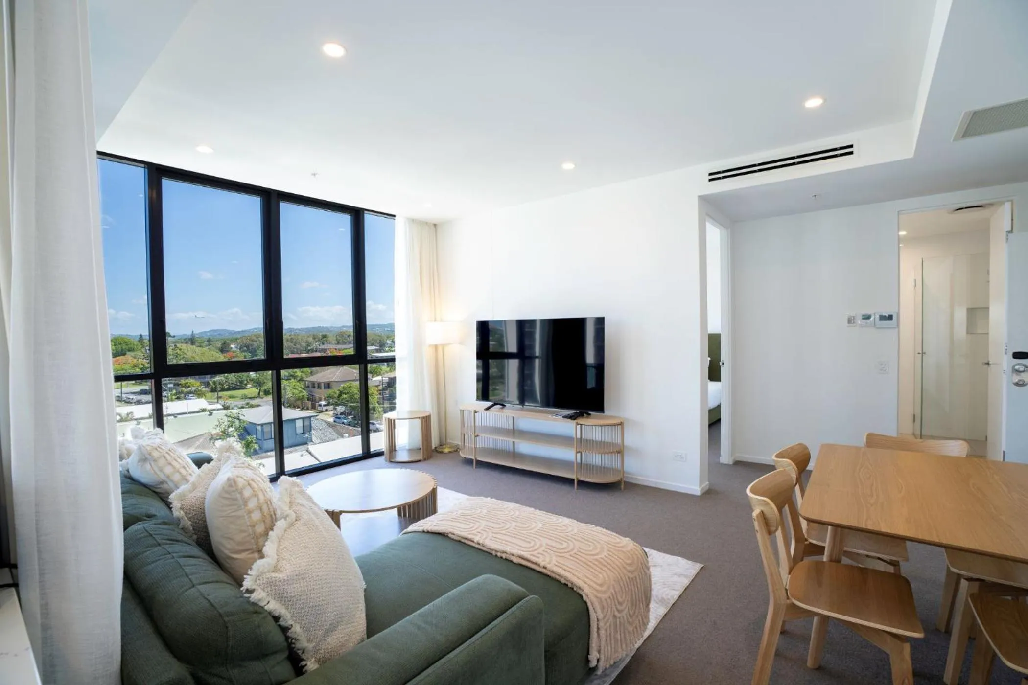 Living room in Iconic Kirra Beach Resort