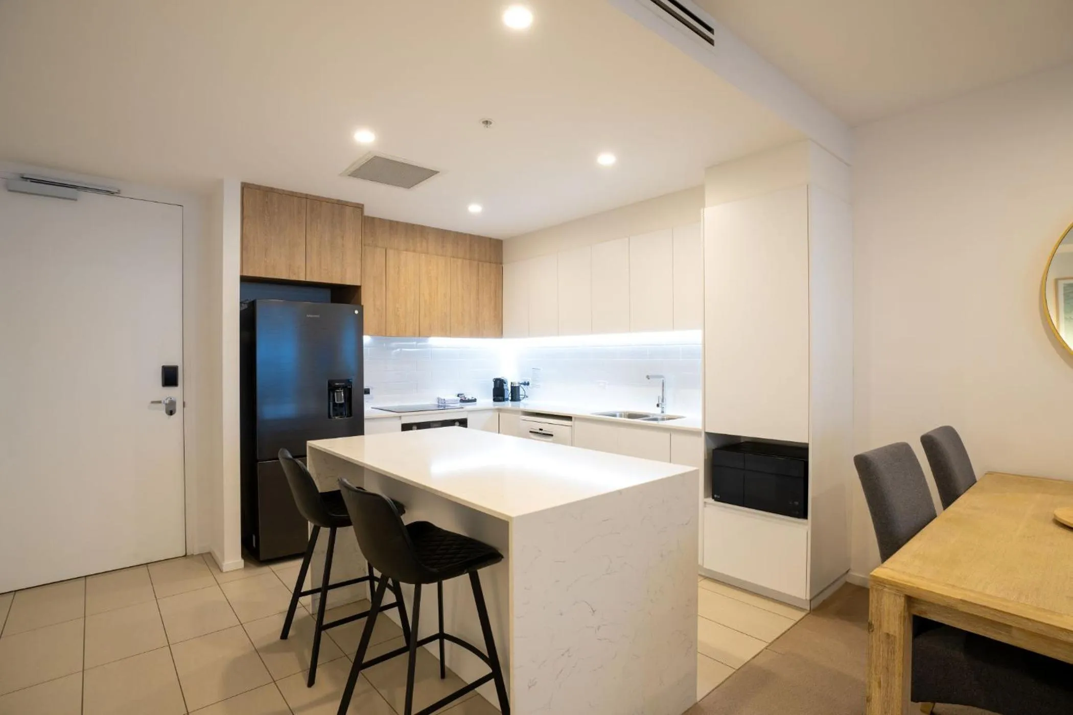 Dining area in Iconic Kirra Beach Resort