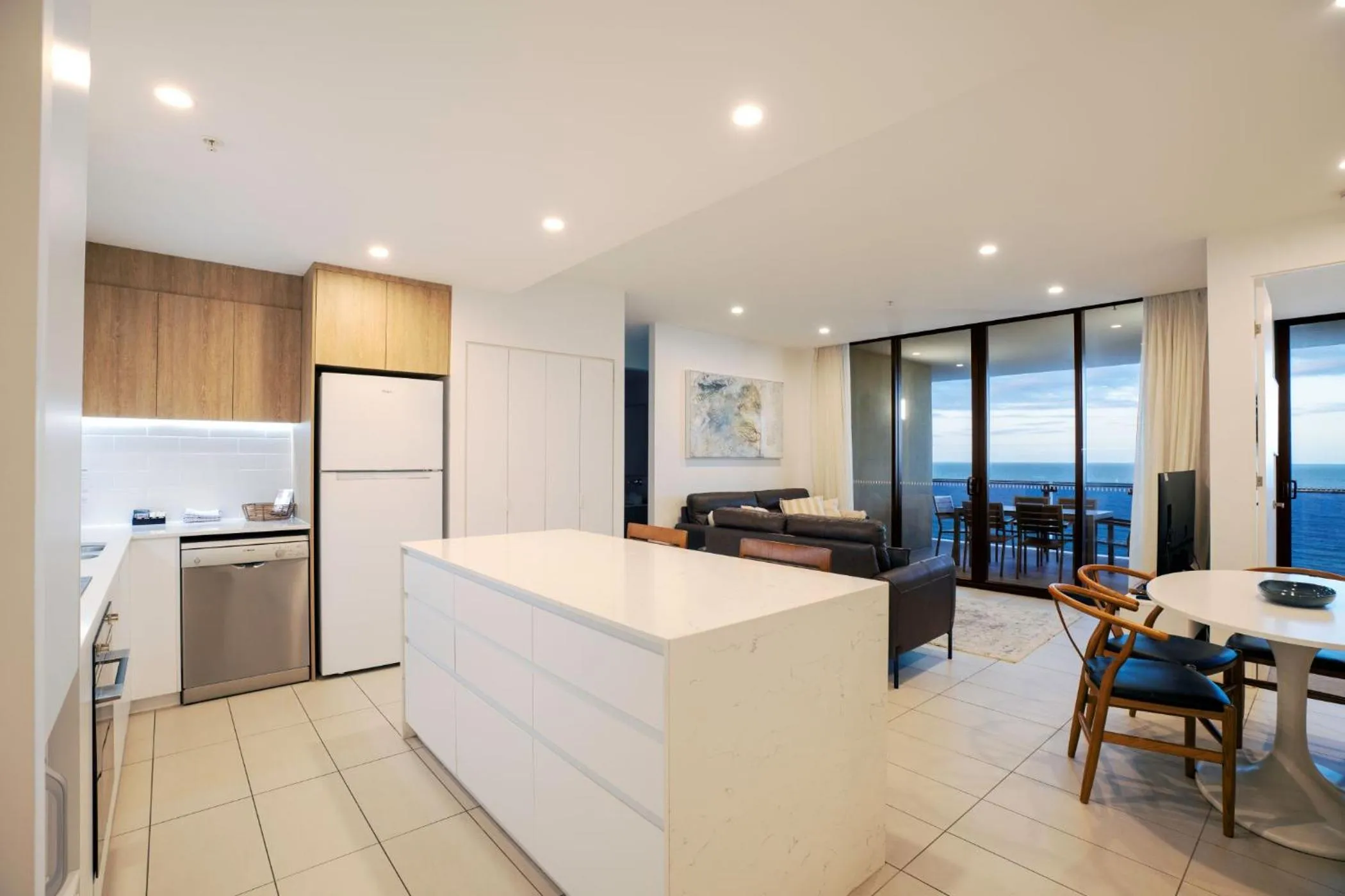 Dining area in Iconic Kirra Beach Resort