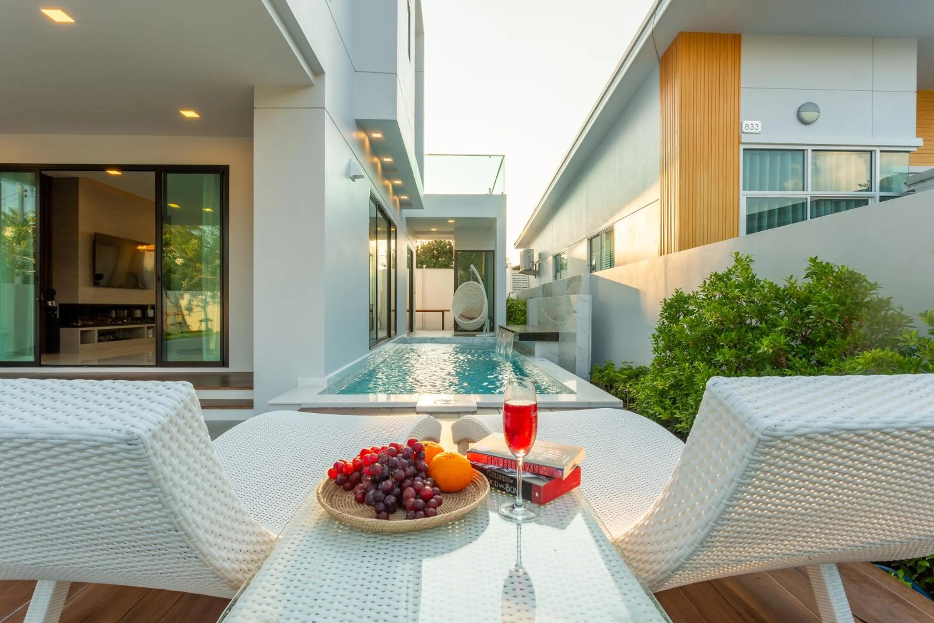 Seating area in The Haven Krabi