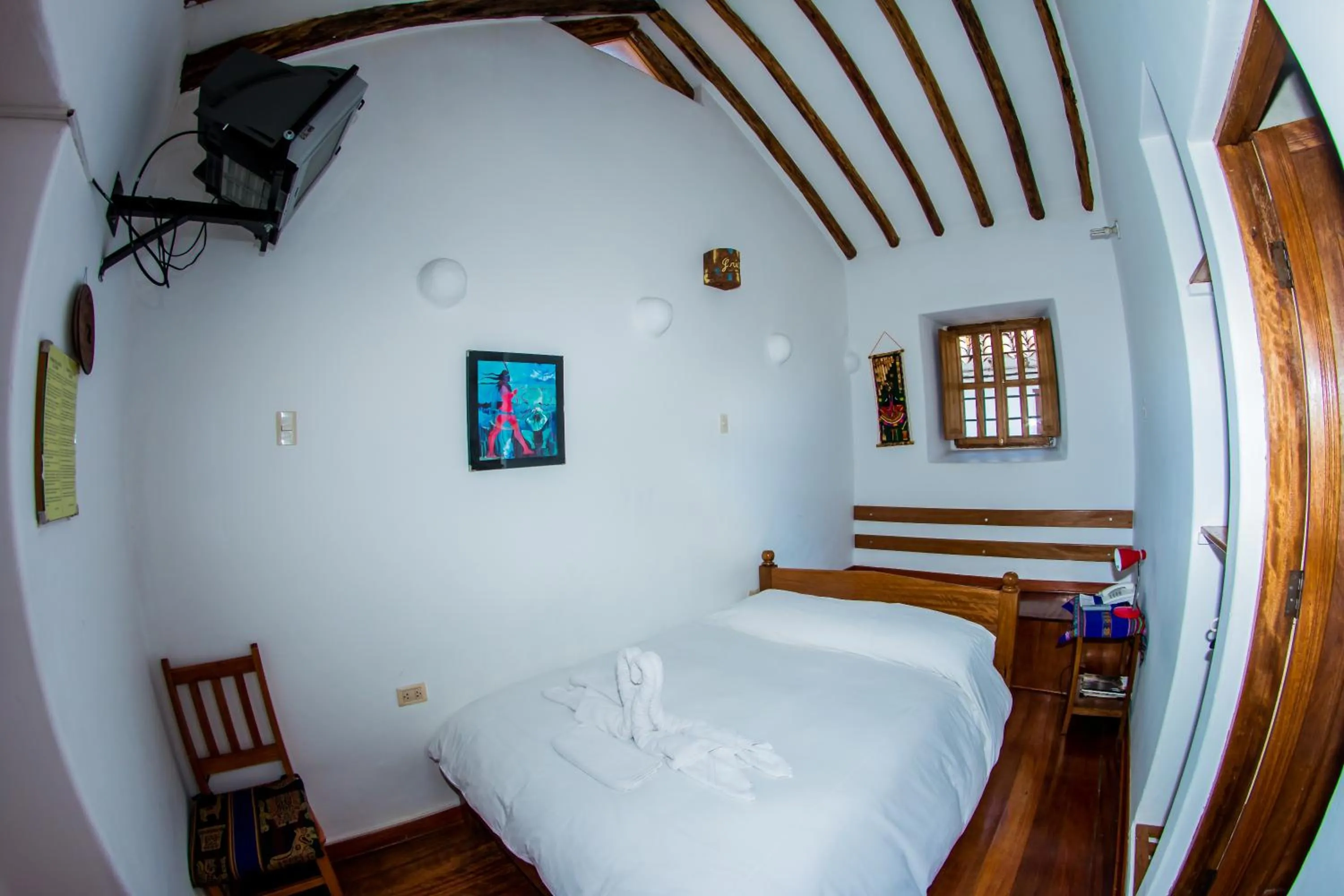 Day, Bed in Hostal El Grial