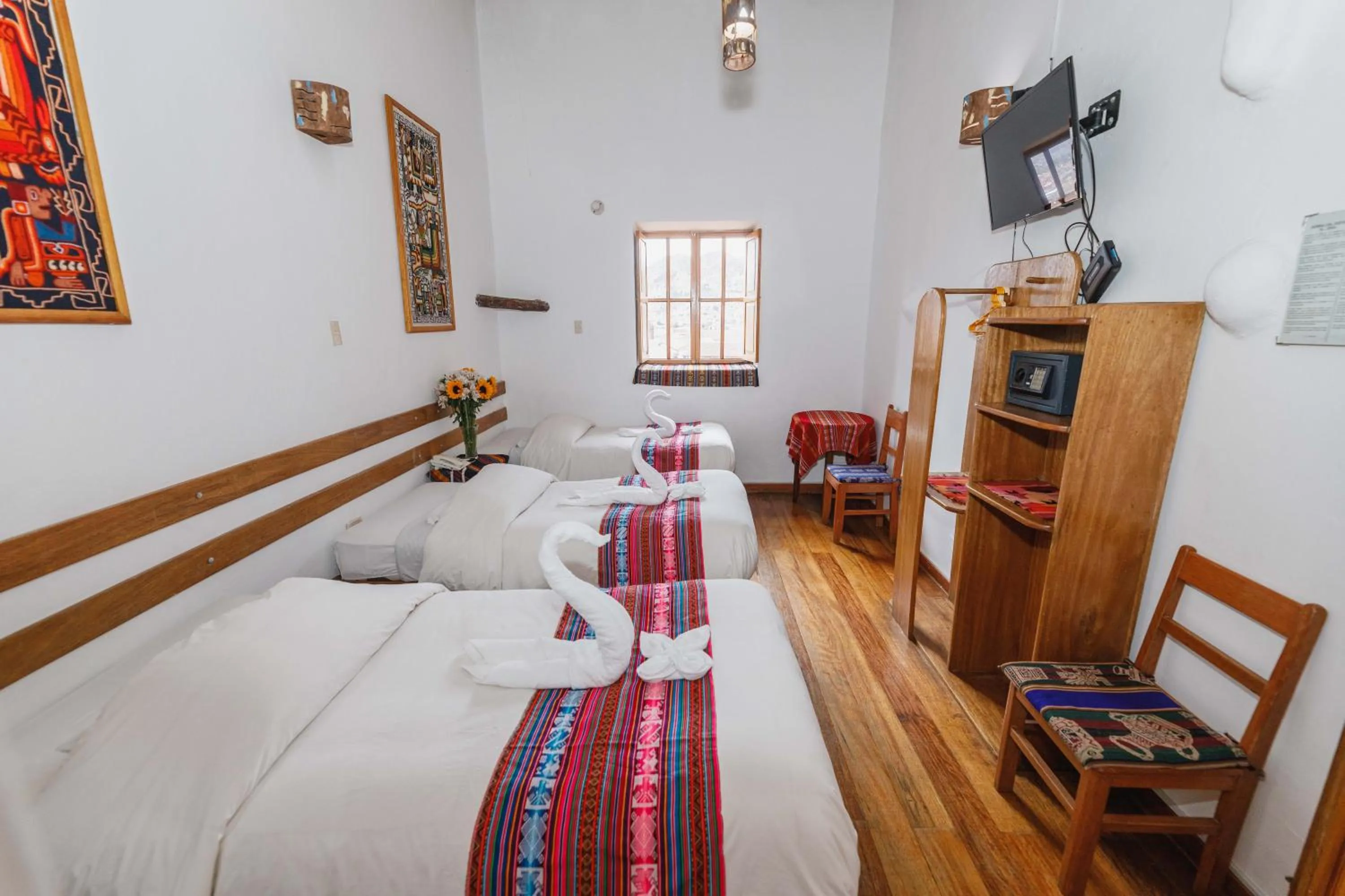 Bed in Hostal El Grial