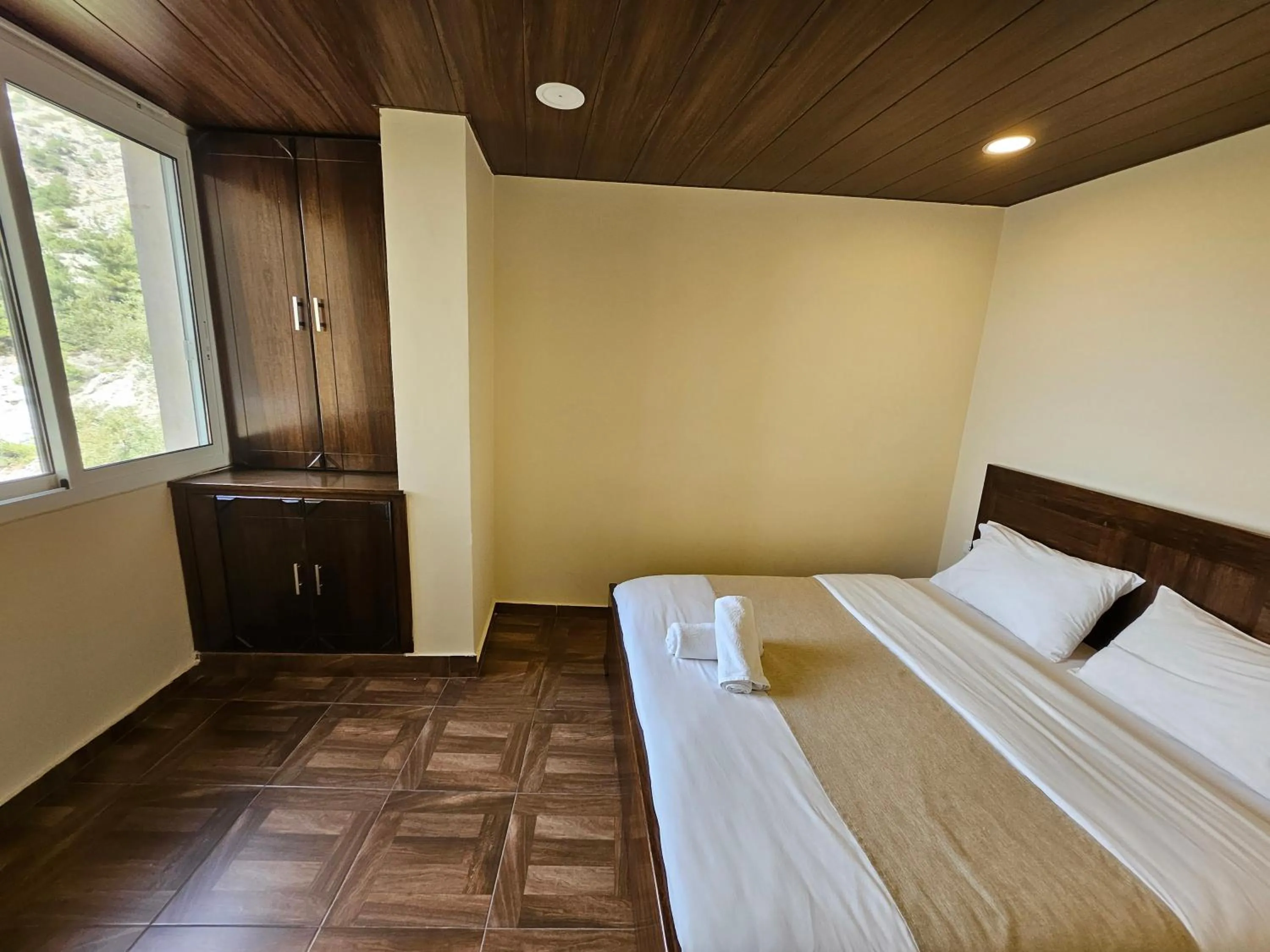 Bed in Hotel L'Aiglon