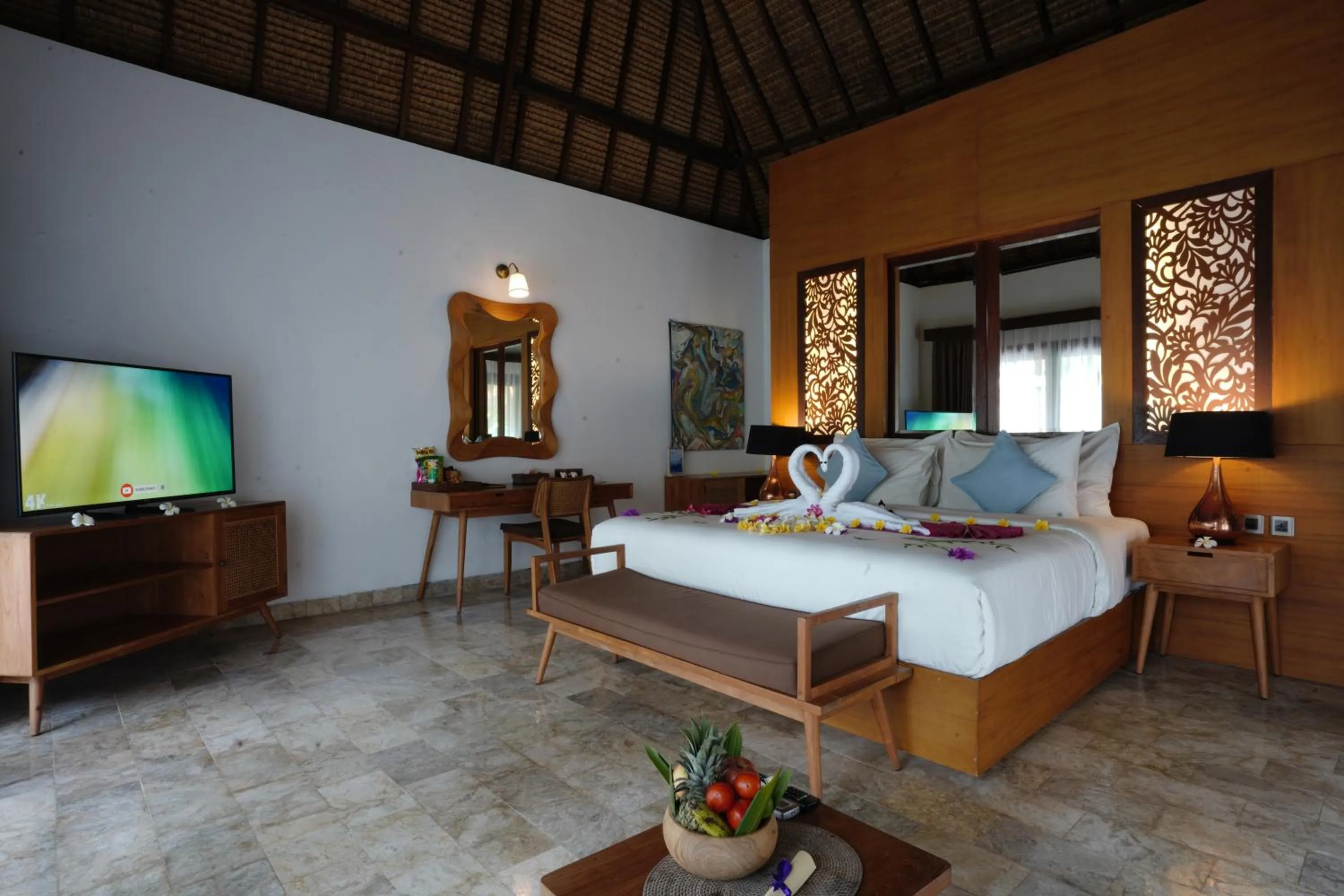 TV and multimedia, Bed in A Villa Gili Air