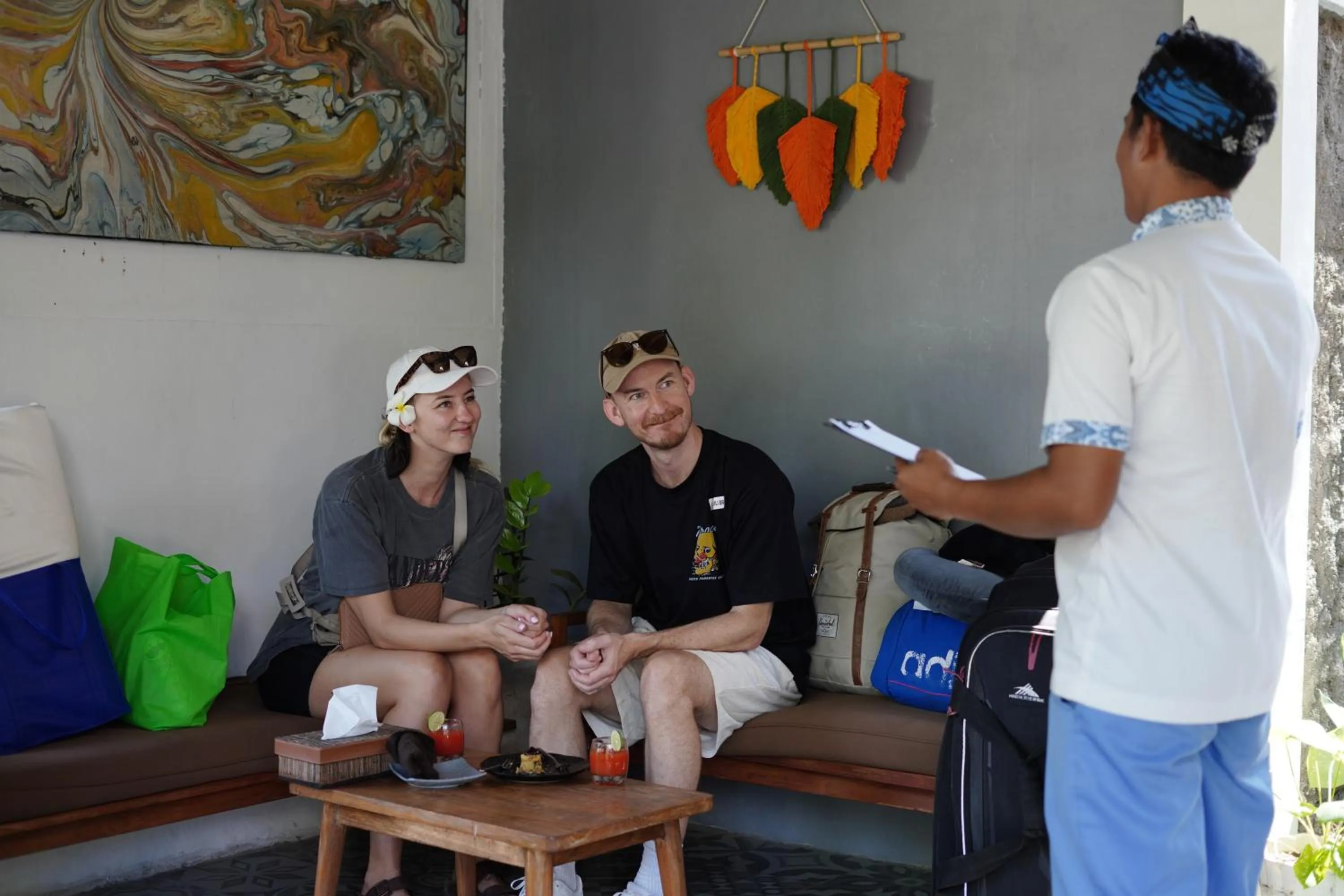 Lobby or reception in A Villa Gili Air