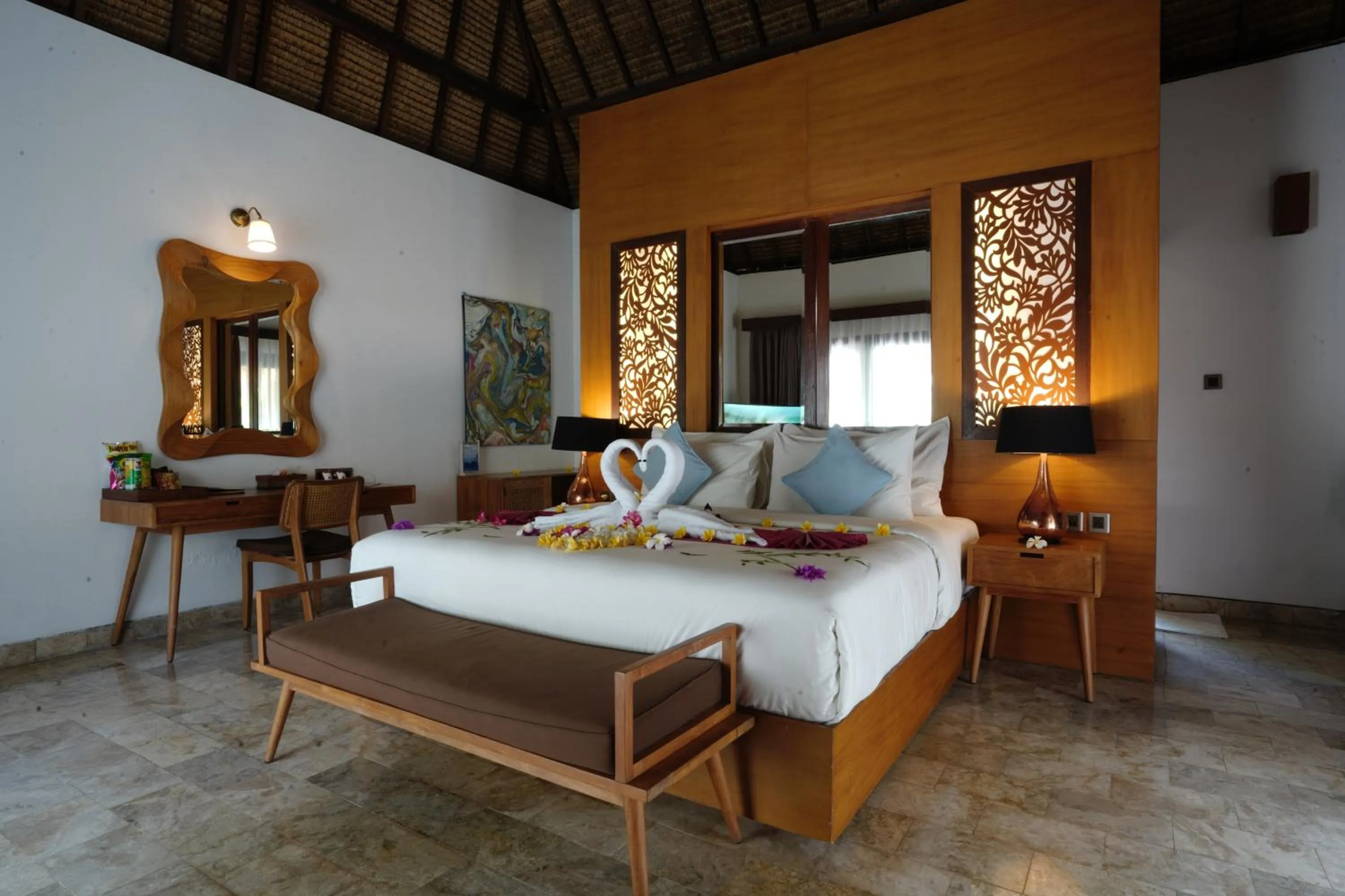 Photo of the whole room, Bed in A Villa Gili Air