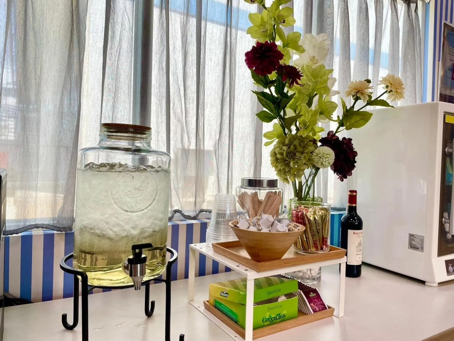 Lobby or reception in Loju Seaview Homestay