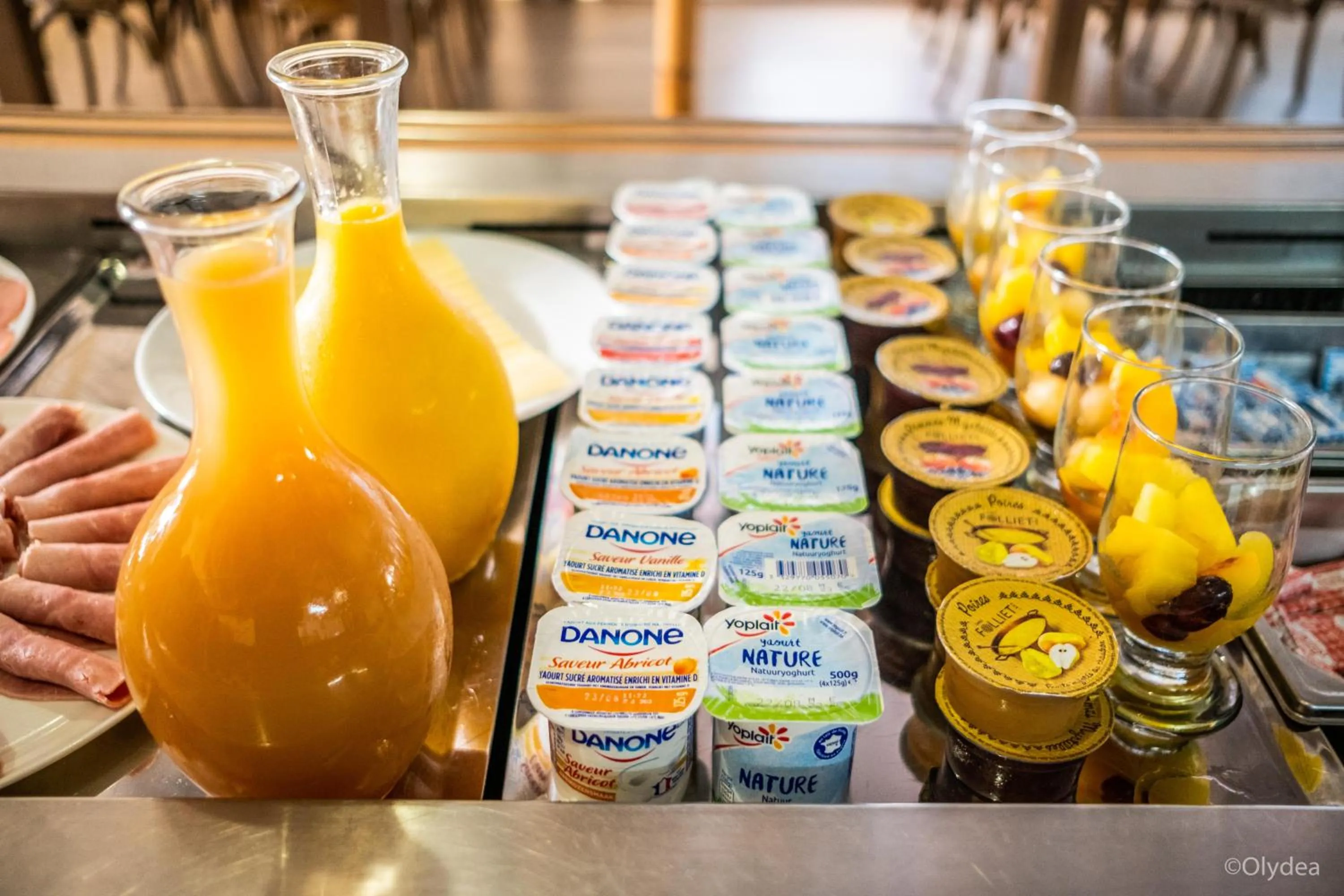 Continental breakfast in Olydea Les Epesses