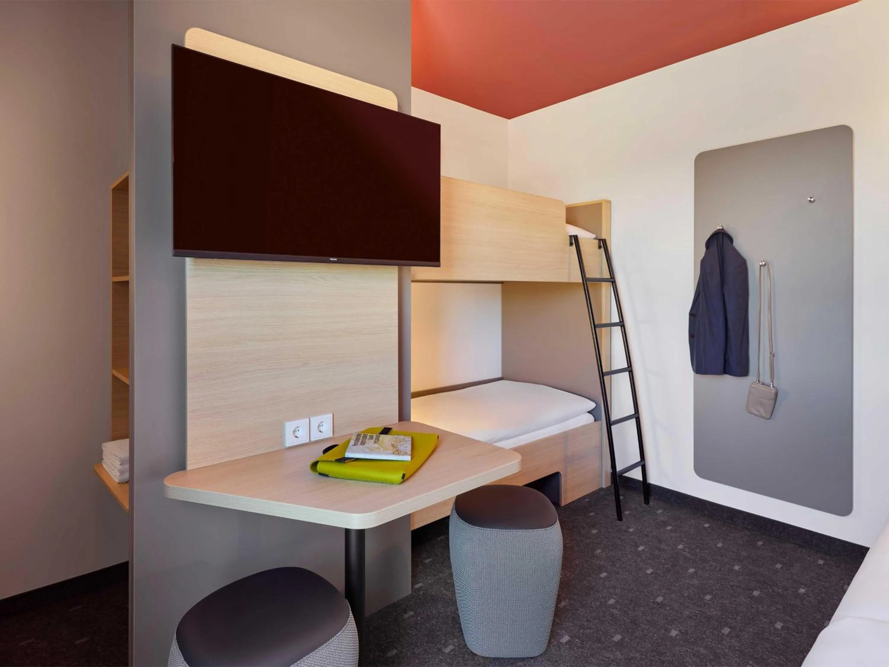 Photo of the whole room, Bed in B&B Hotel Stuttgart-Bad Cannstatt