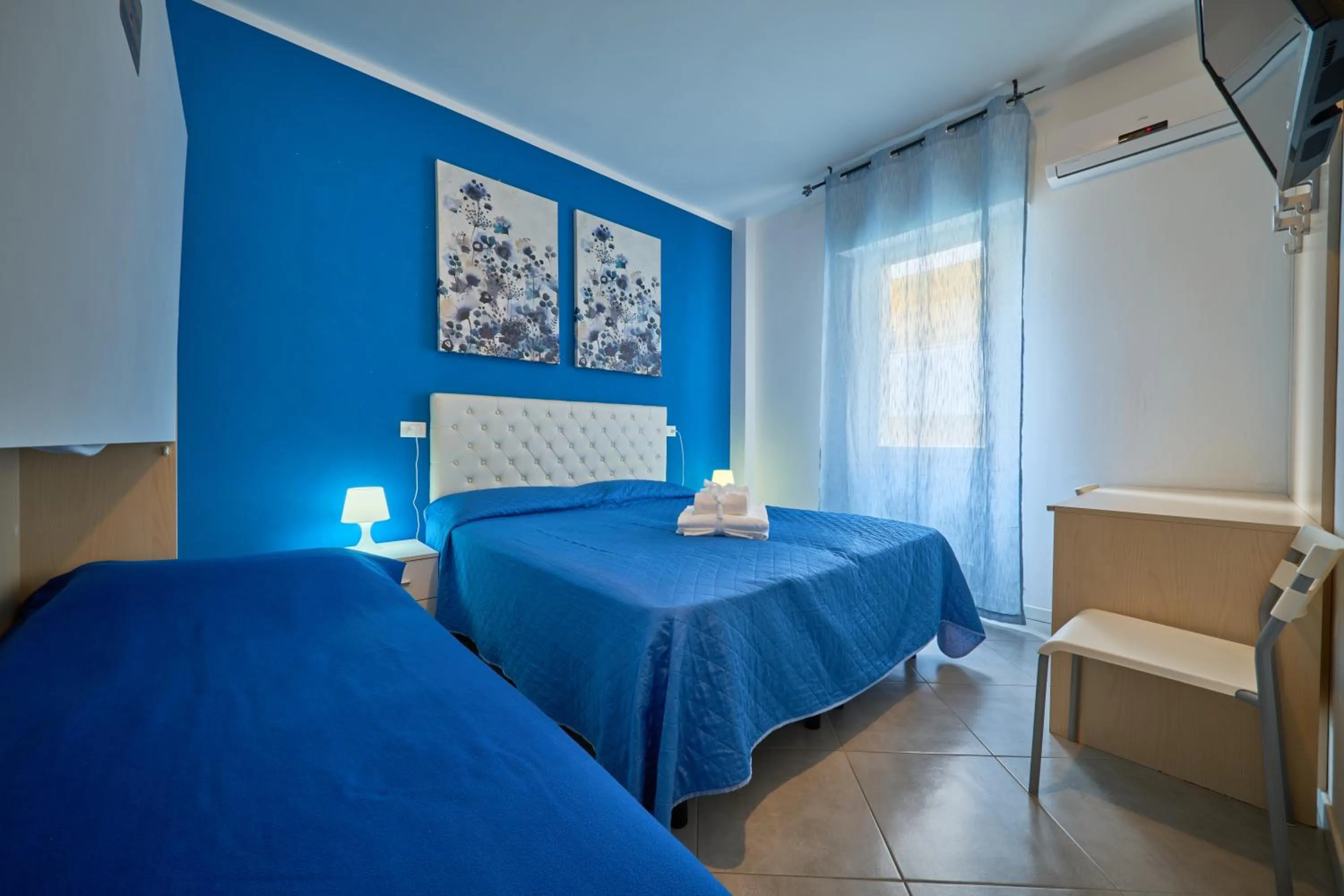 Bed in Hotel Villa Del Mar