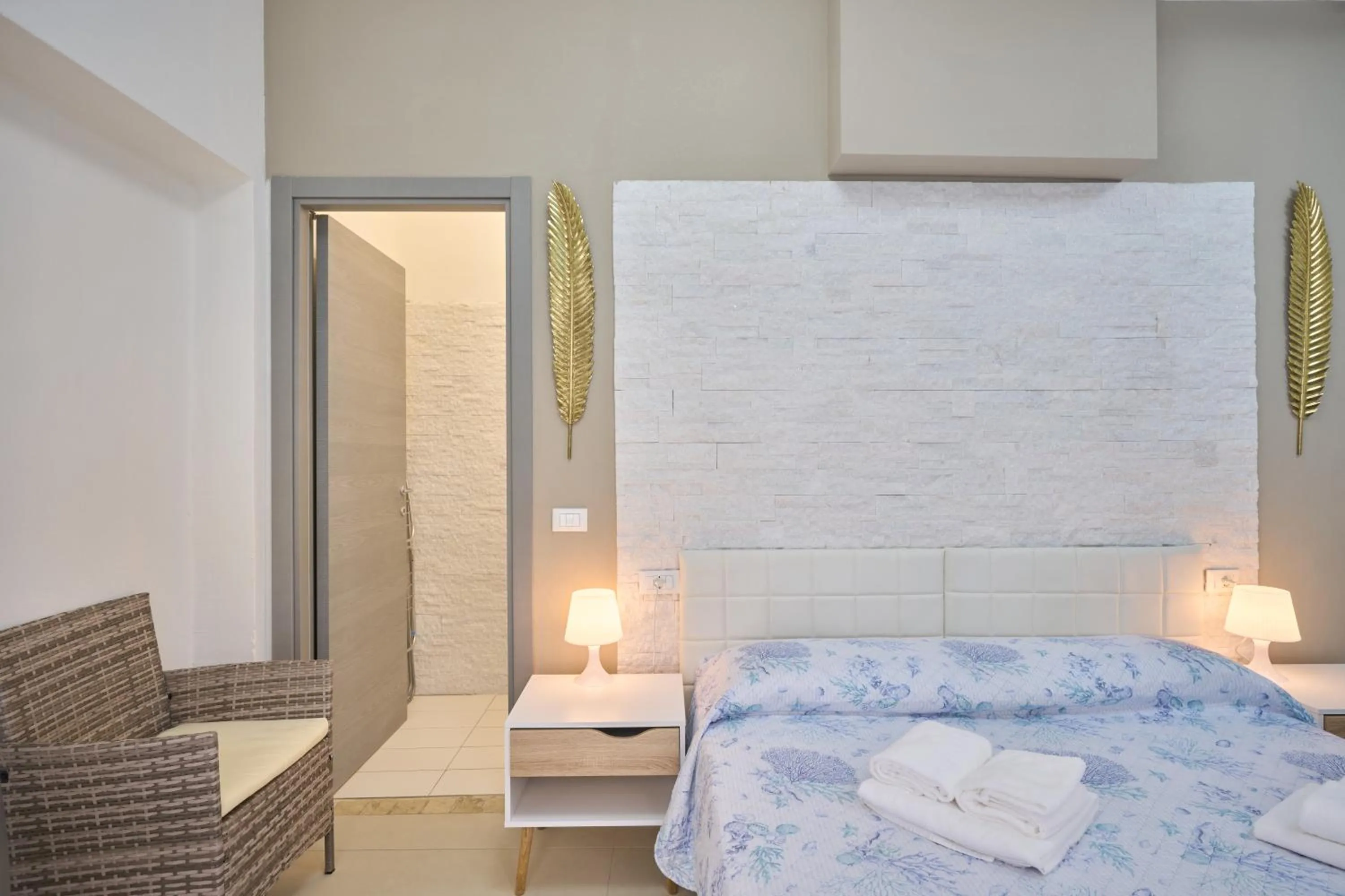 Bed in Hotel Villa Del Mar