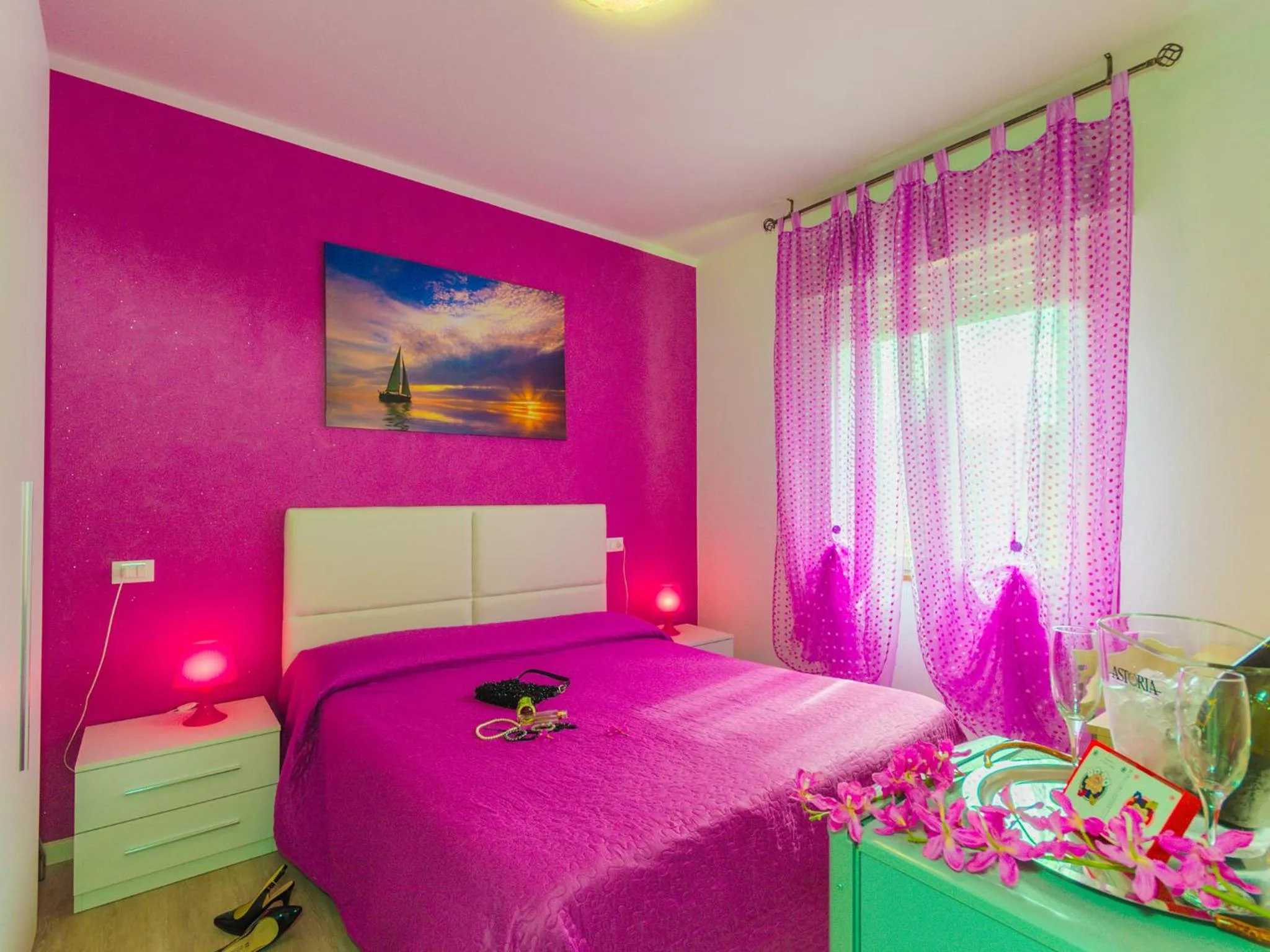 Bedroom, Bed in Hotel Villa Del Mar