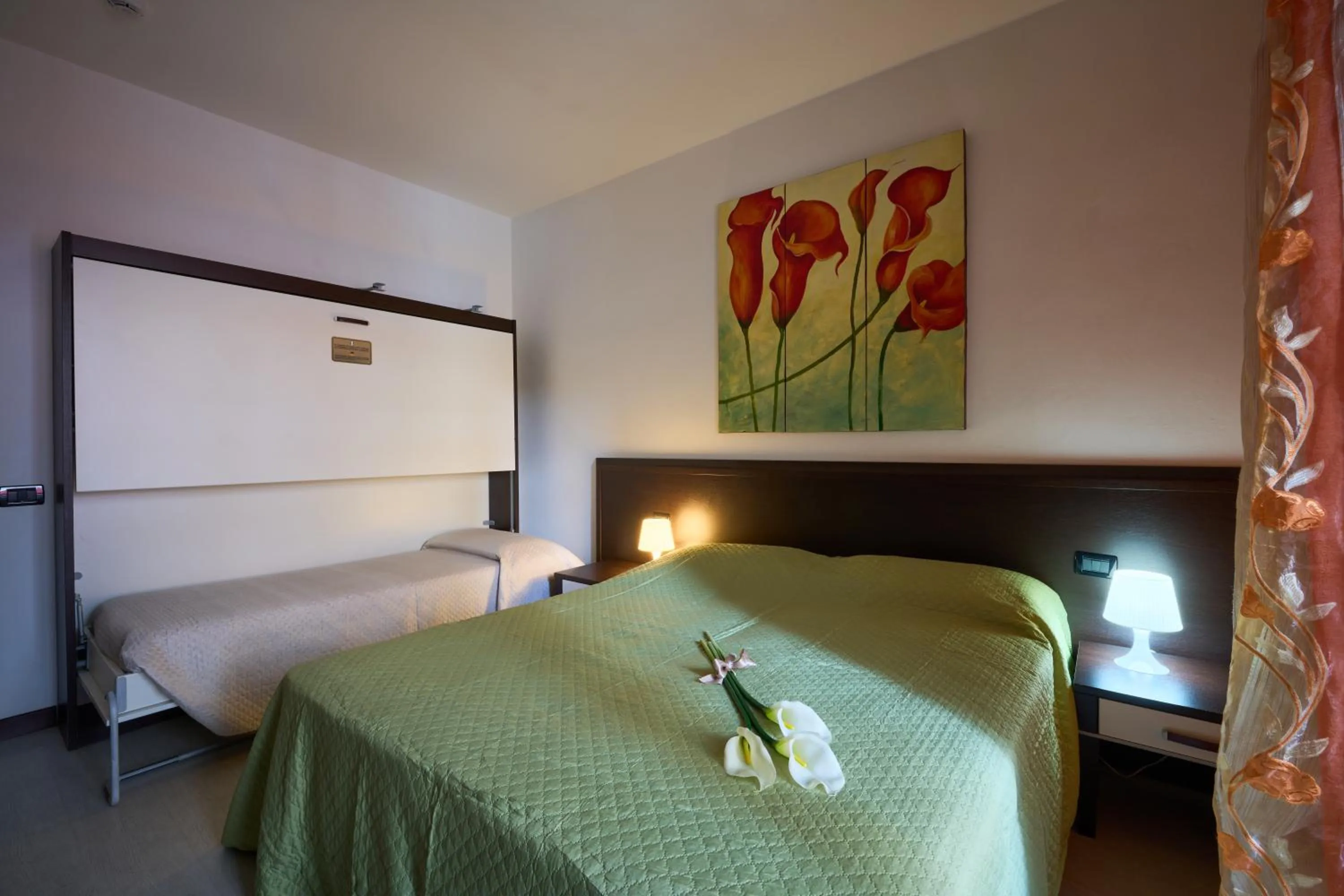 Bed in Hotel Villa Del Mar