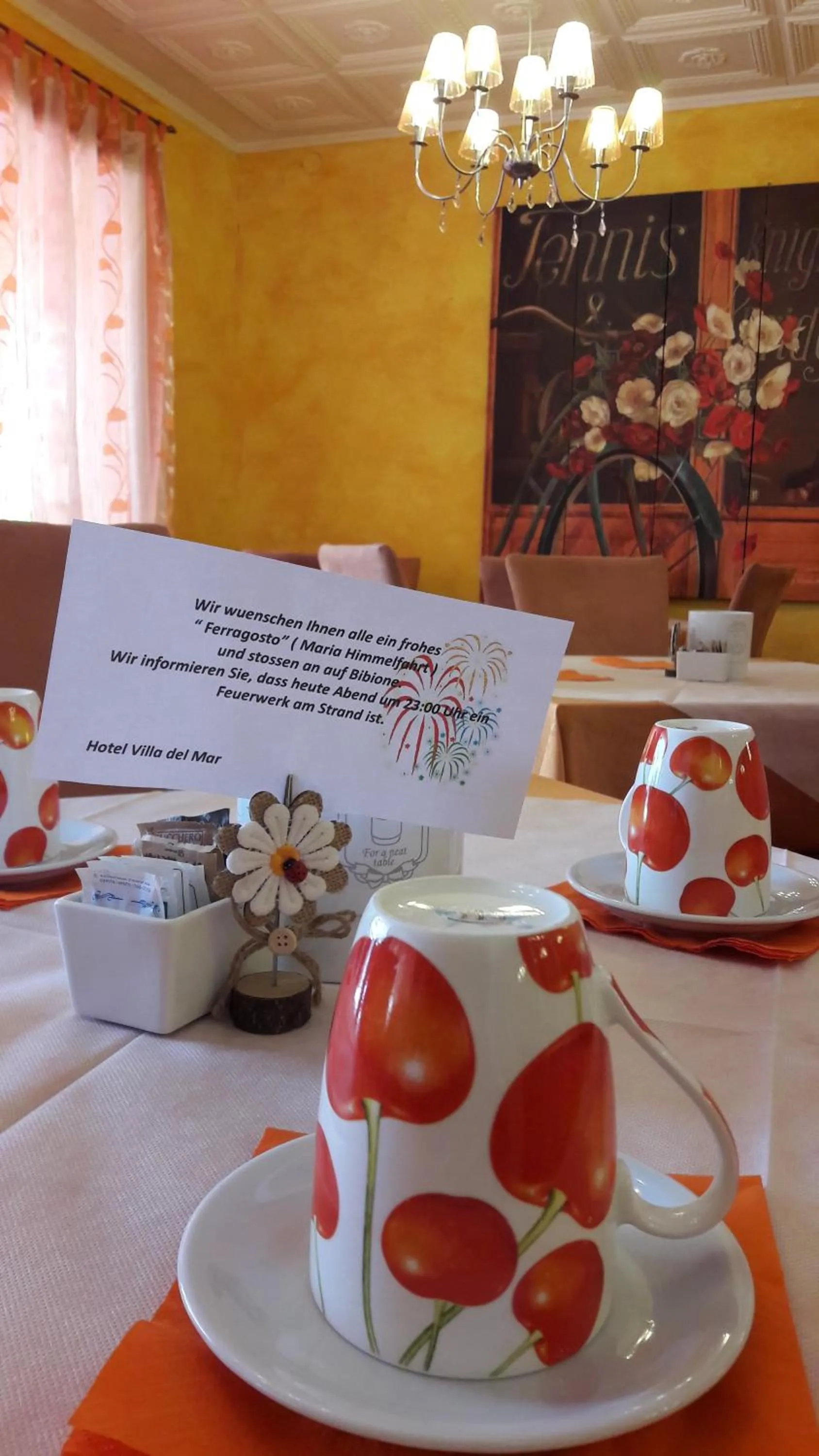 Decorative detail in Hotel Villa Del Mar