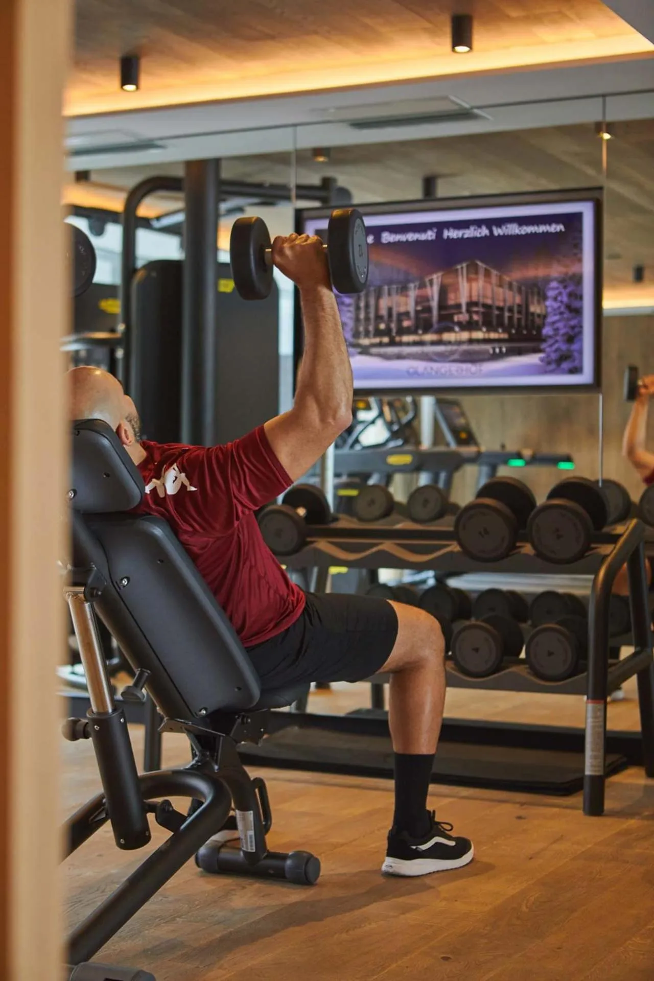 Fitness centre/facilities in Hotel Olangerhof