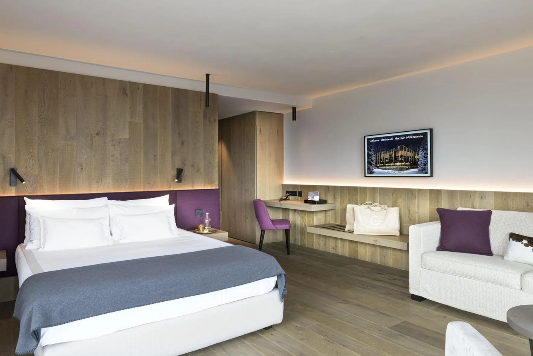 Bedroom, Bed in Hotel Olangerhof