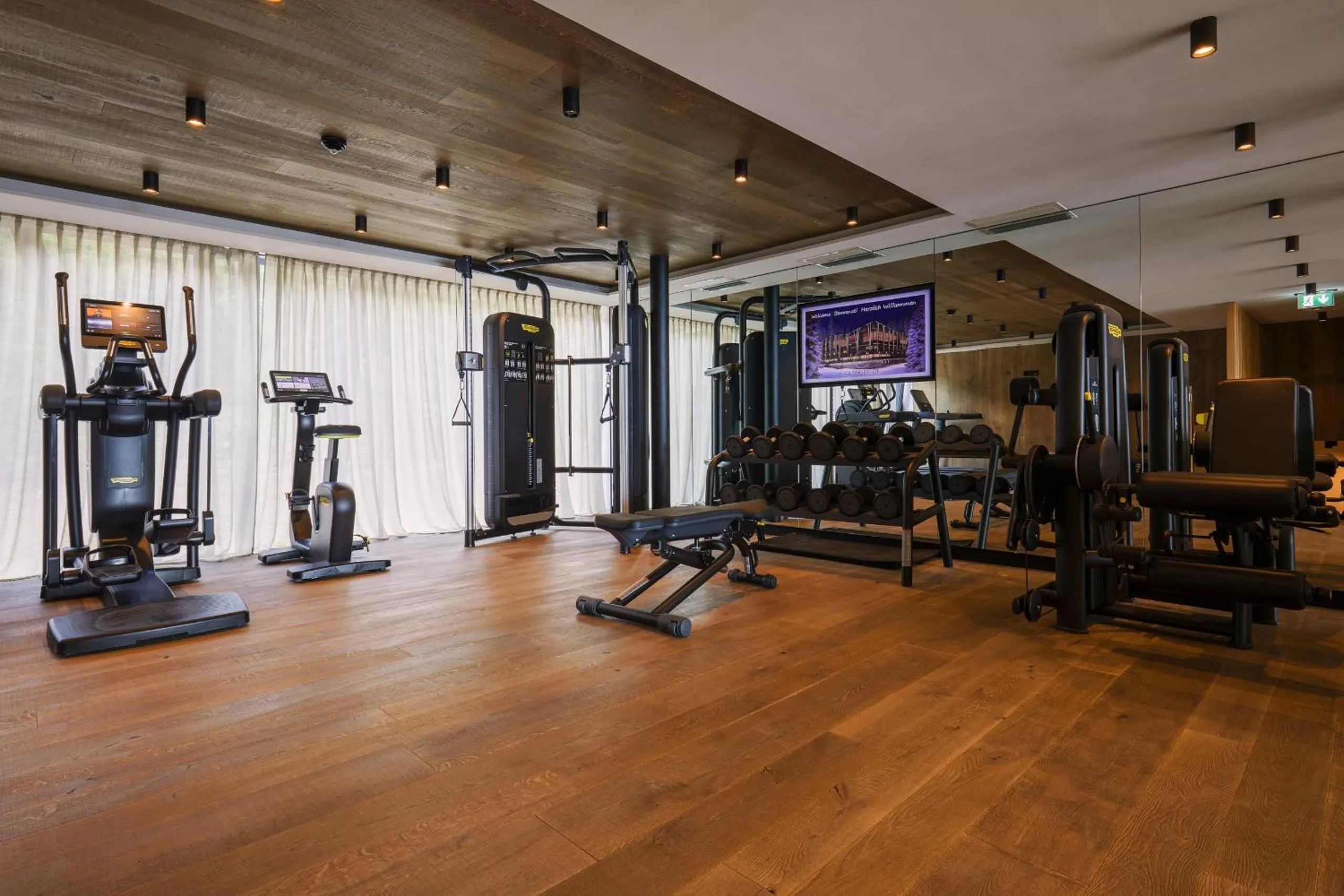 Fitness centre/facilities in Hotel Olangerhof