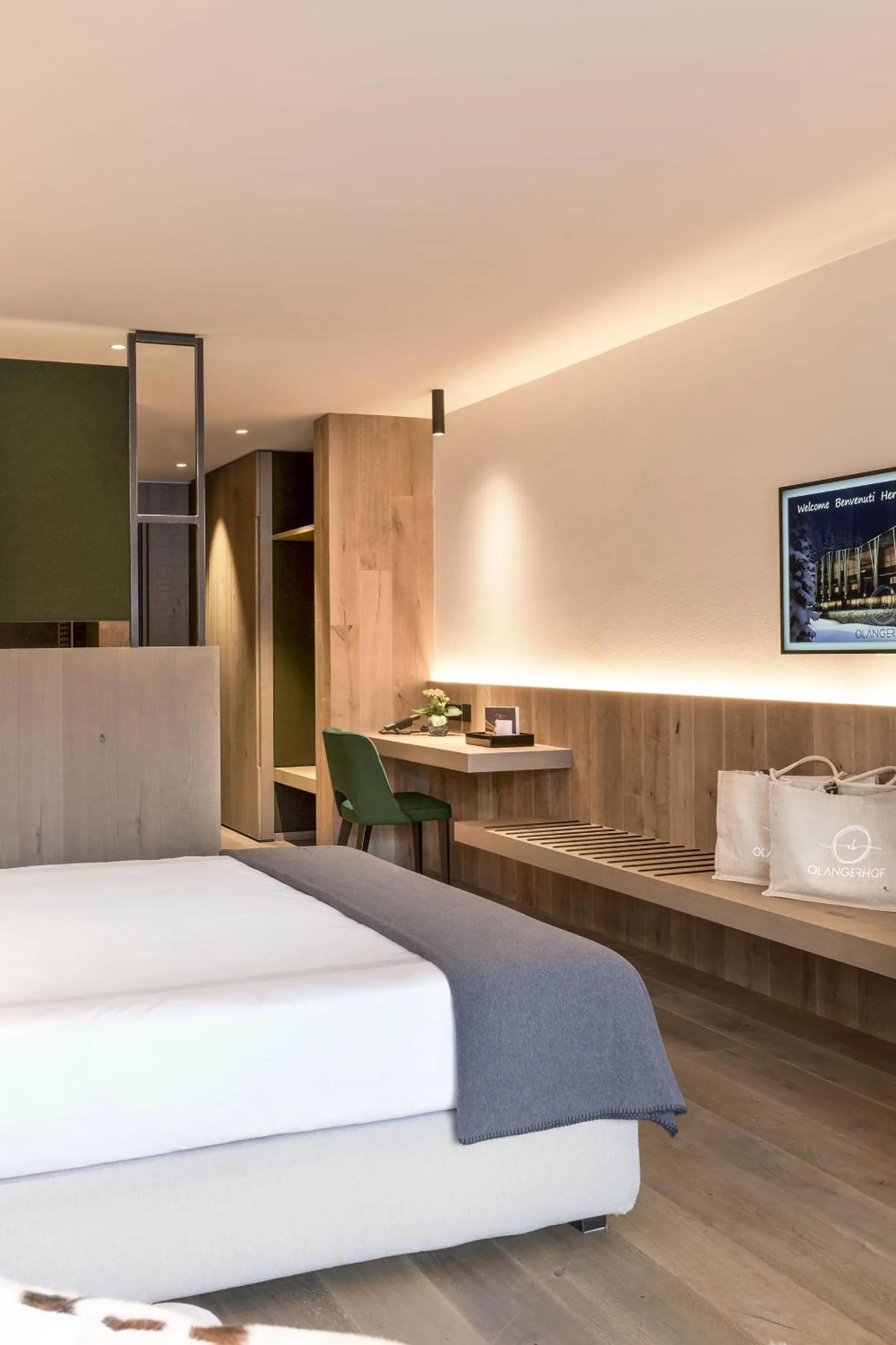 Bedroom, Bed in Hotel Olangerhof