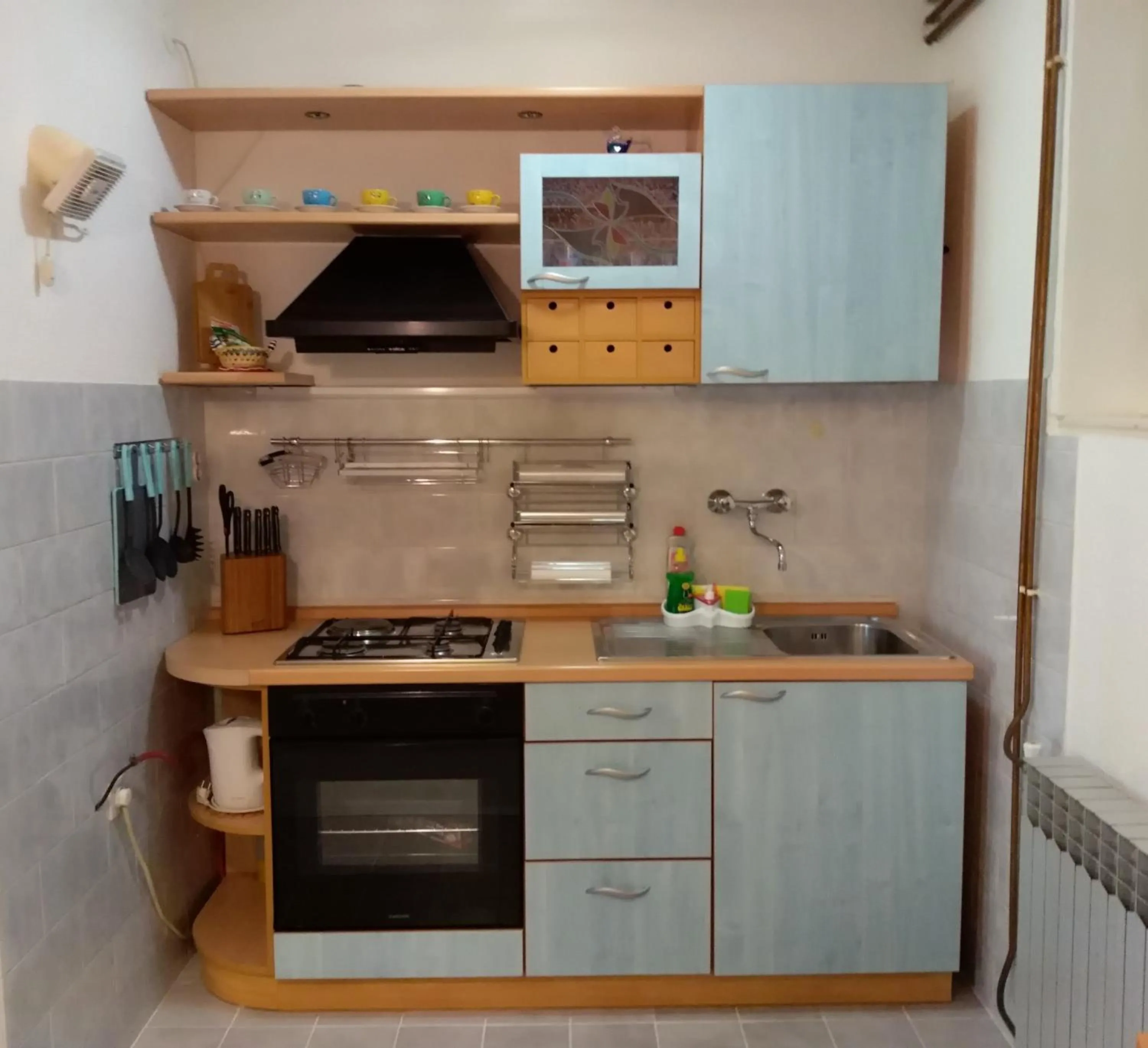 Kitchen or kitchenette in Villa Radić
