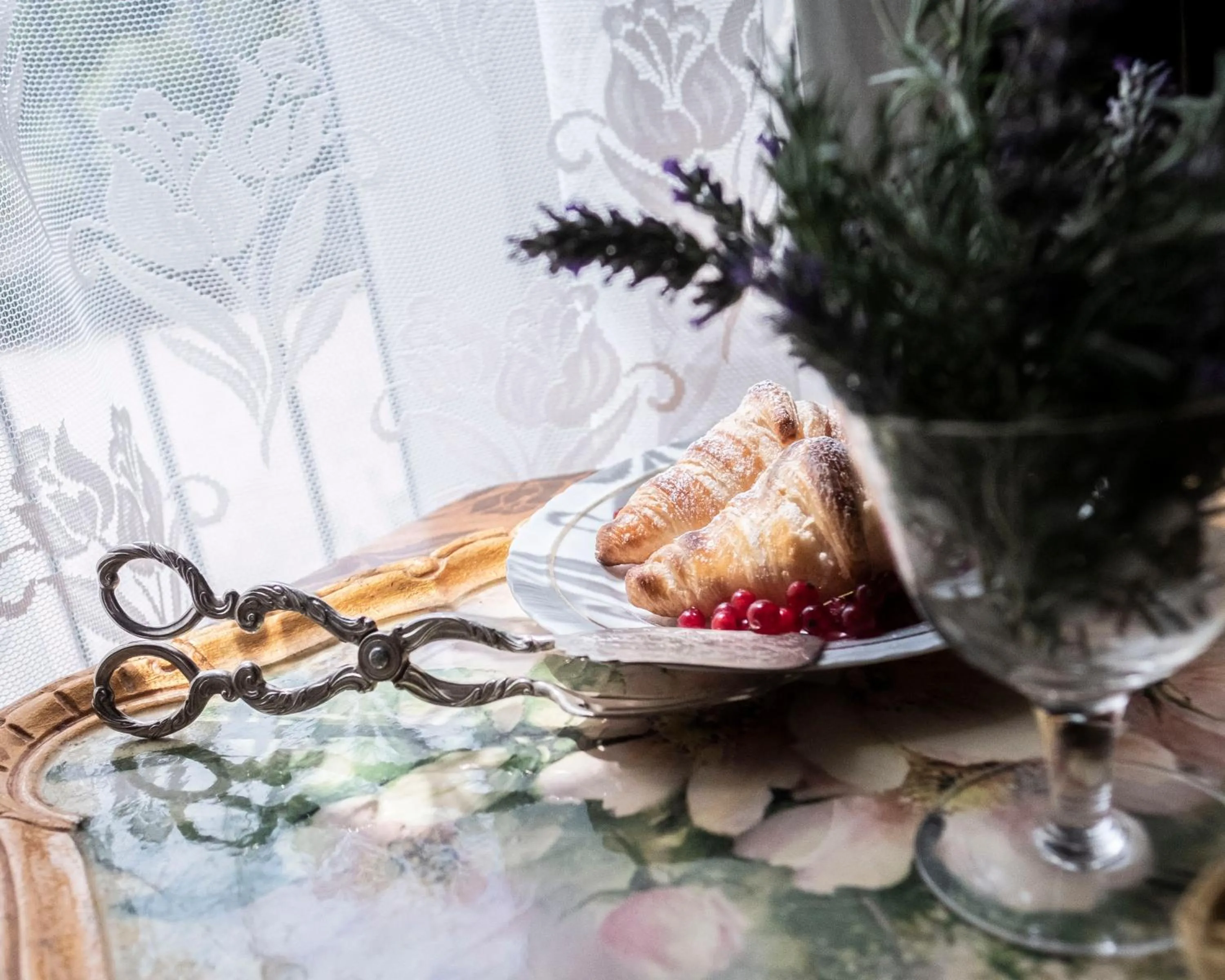 Continental breakfast in Villa Clodia Relais