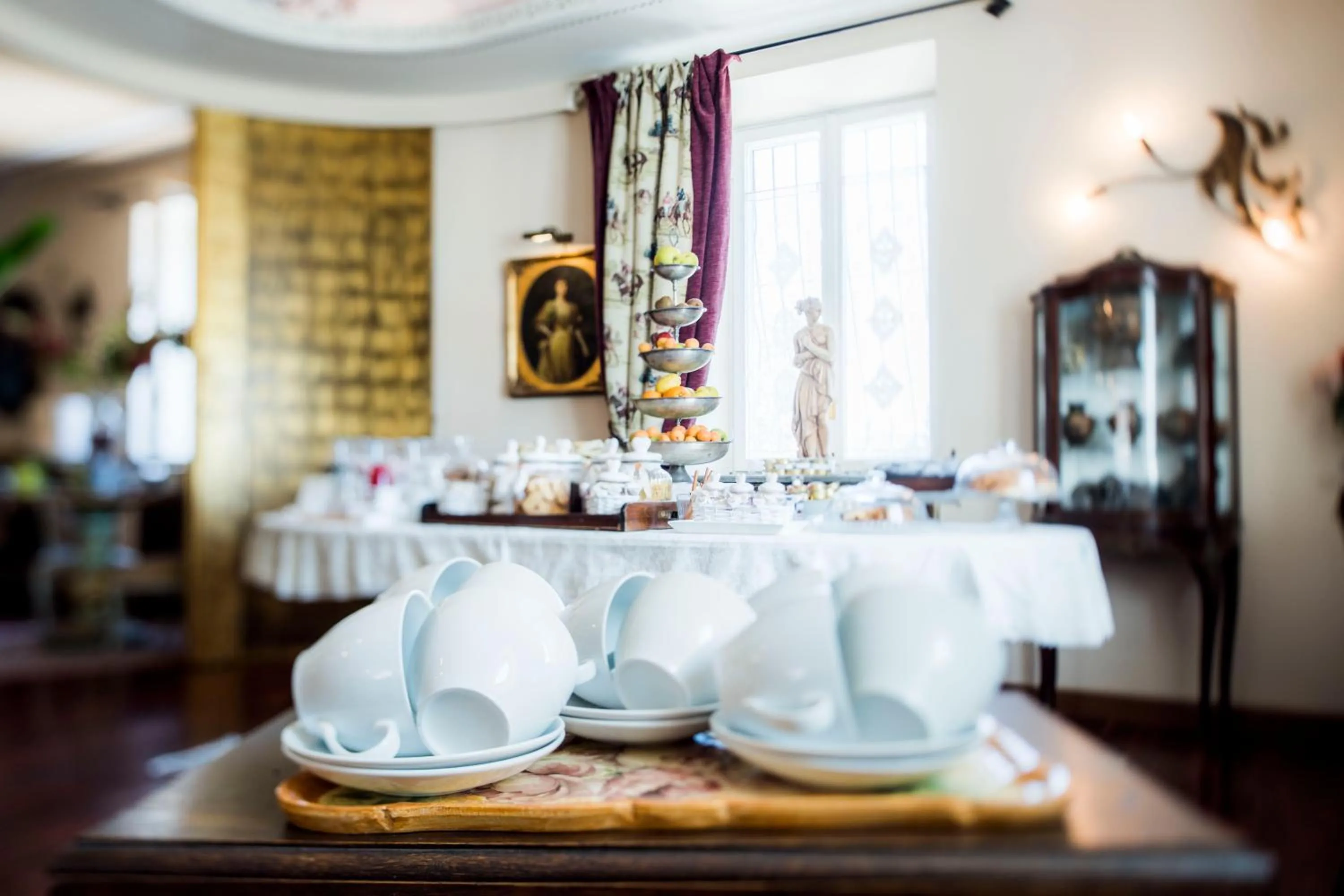 Buffet breakfast in Villa Clodia Relais