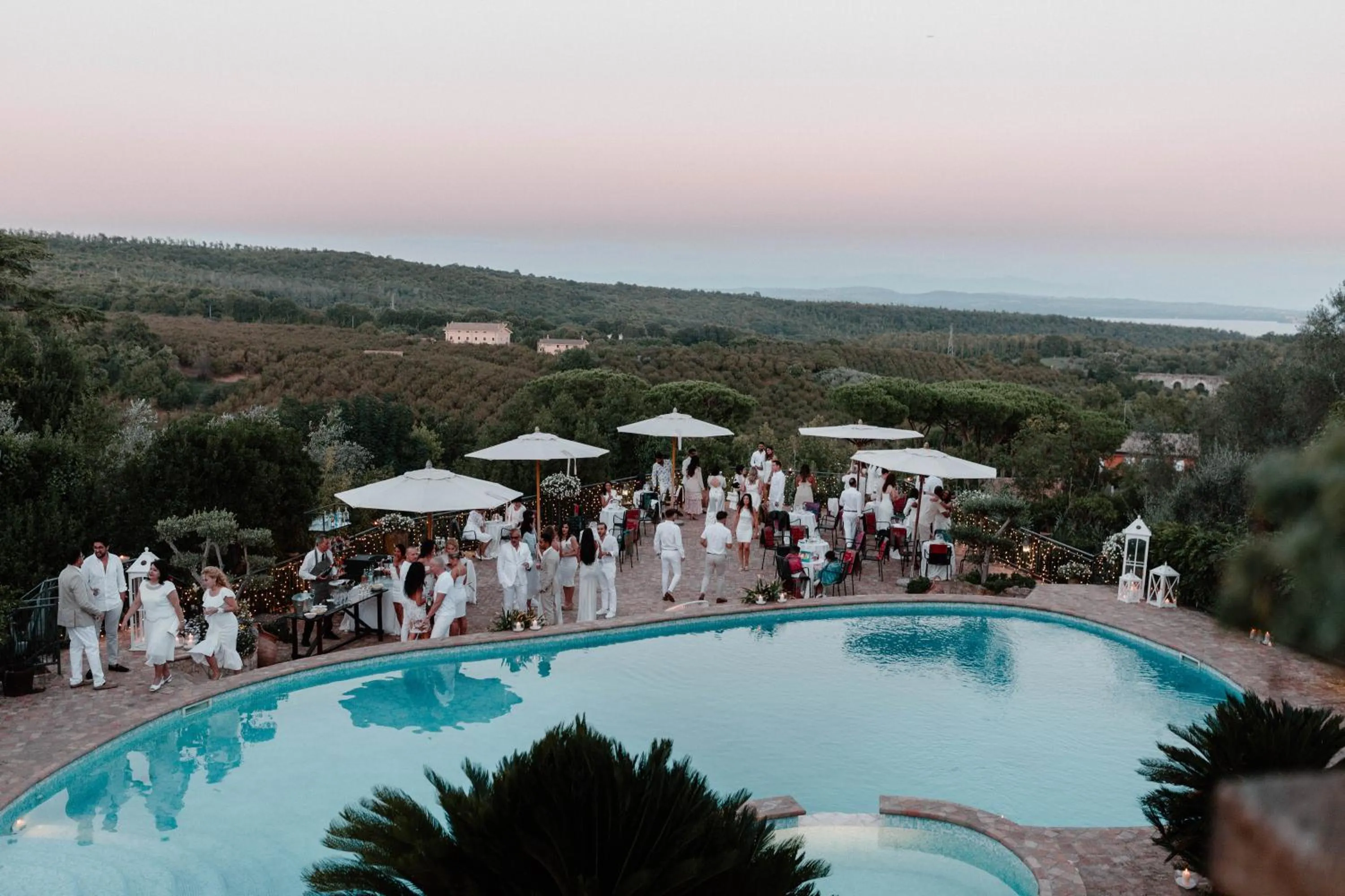 Swimming pool in Villa Clodia Relais