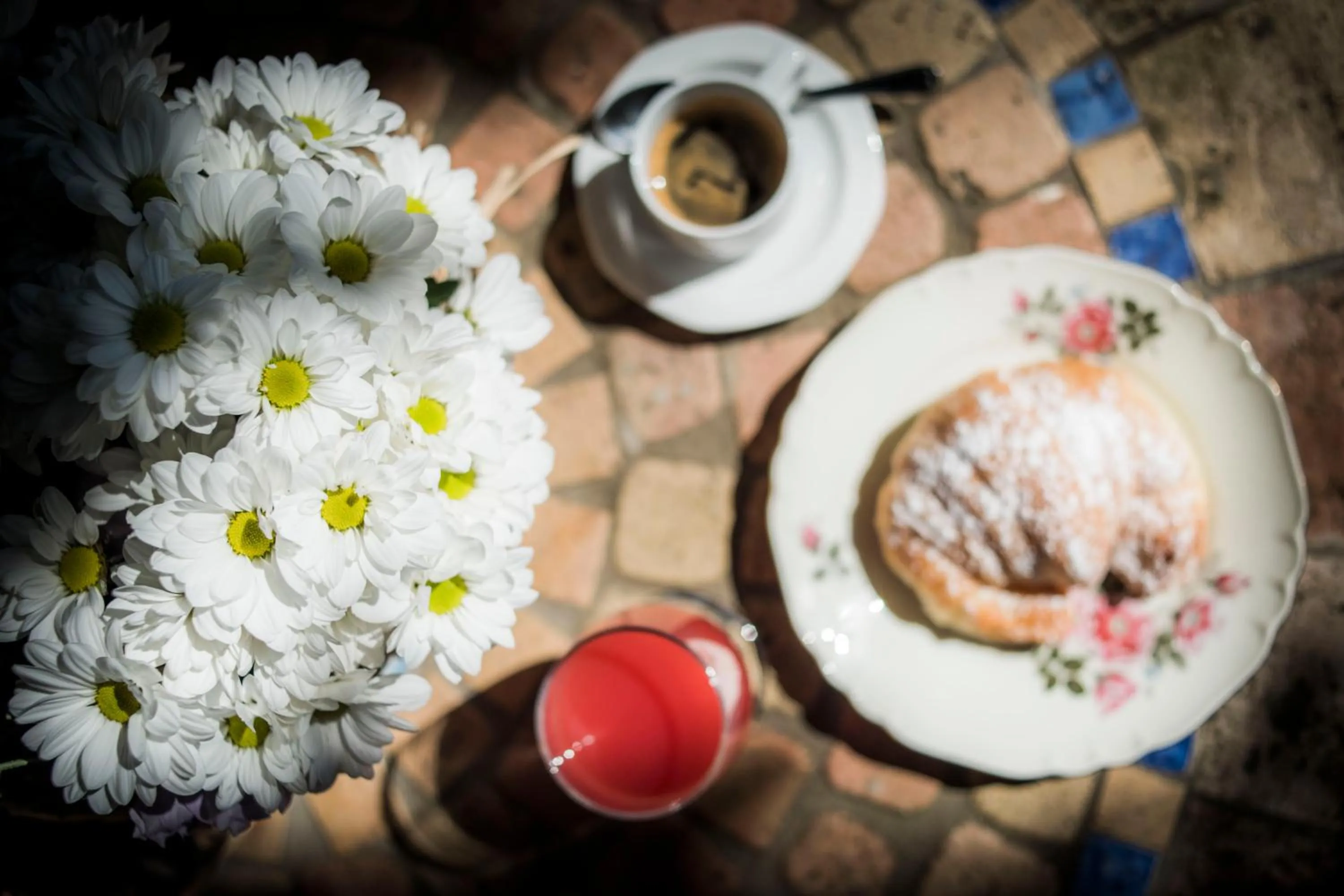 Continental breakfast in Villa Clodia Relais