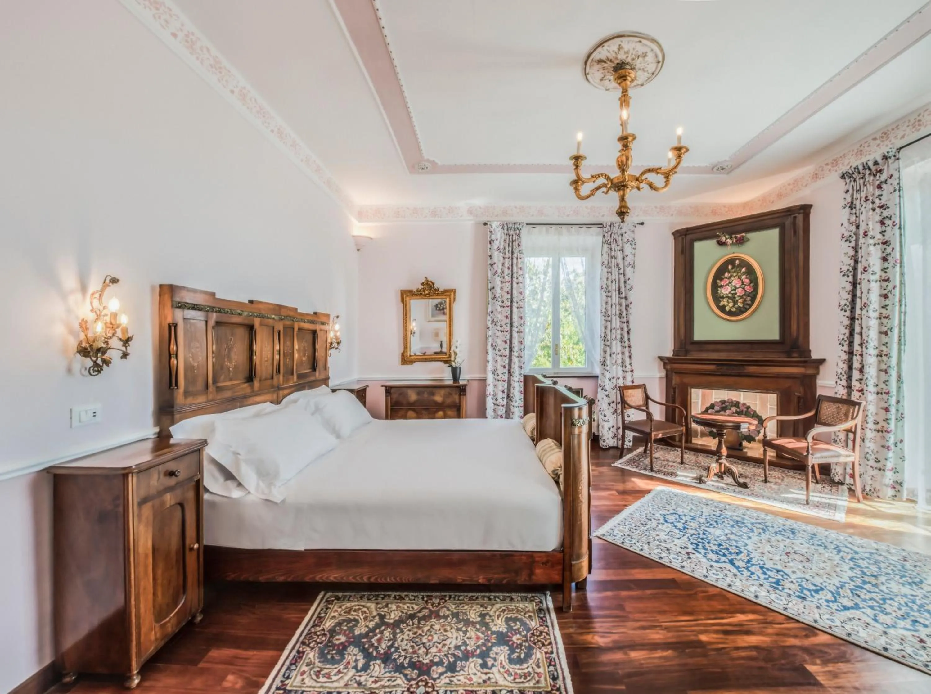 Garden view, Bed in Villa Clodia Relais