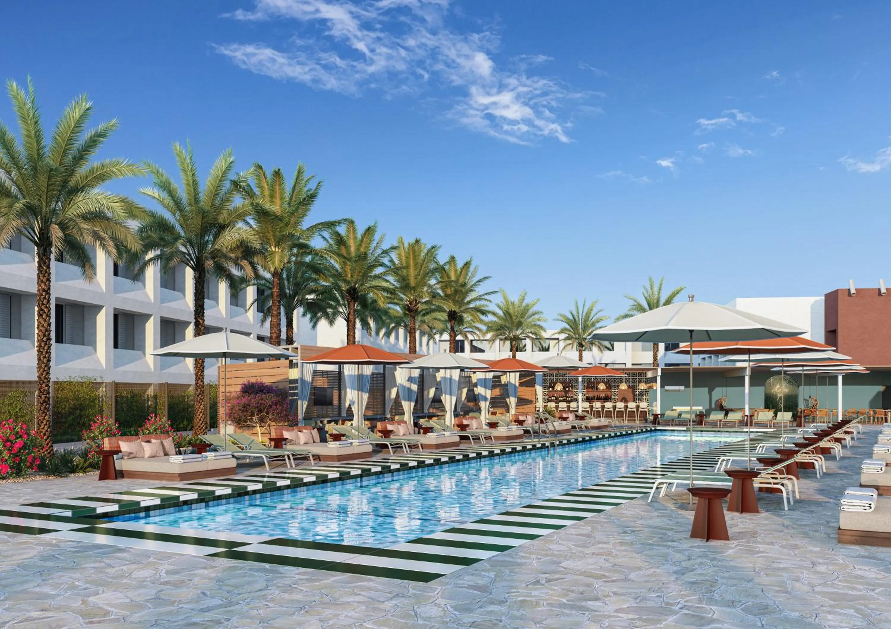 Swimming pool in Hotel Solaya