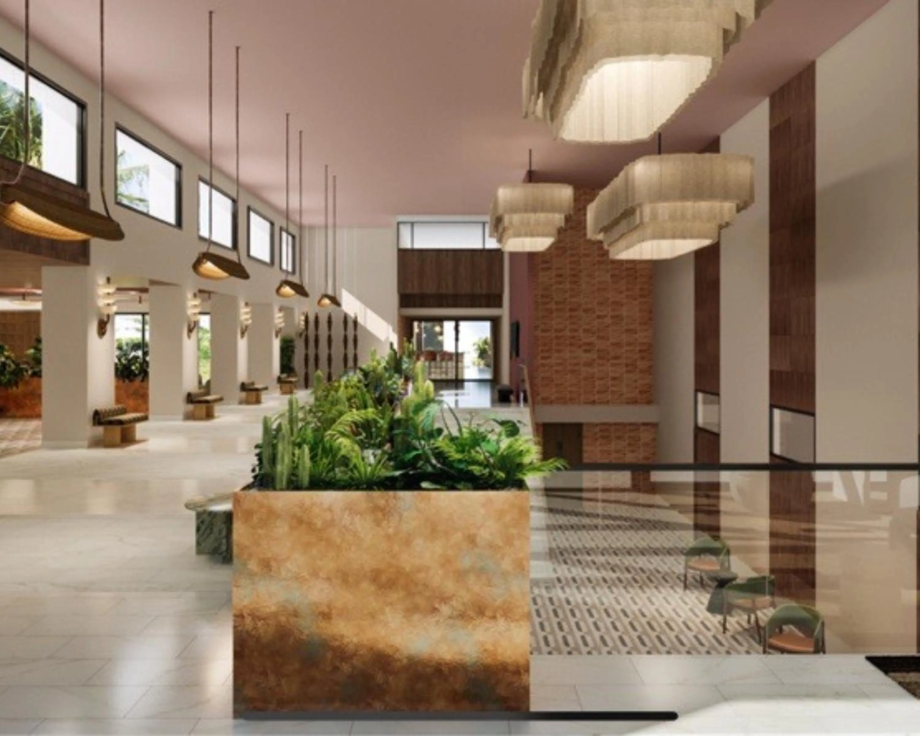 Lobby or reception in Hotel Solaya