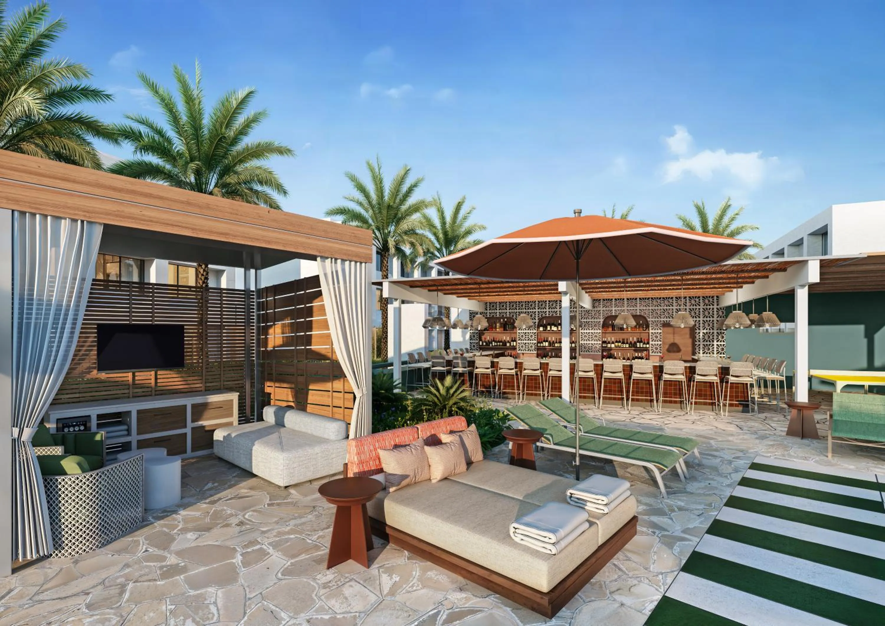 Swimming pool in Hotel Solaya