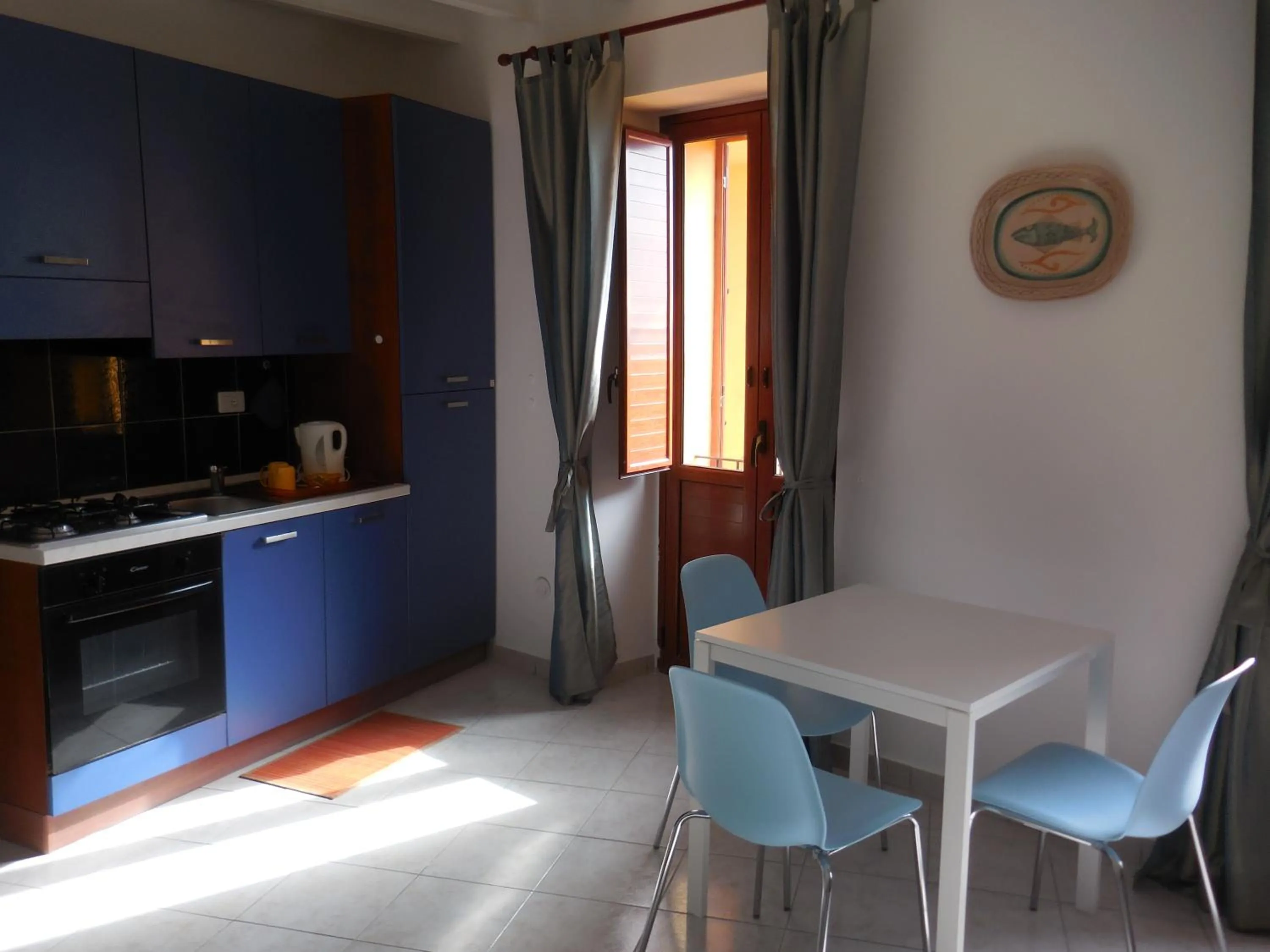 Kitchen or kitchenette in Le Casette del Porto di Sciacca