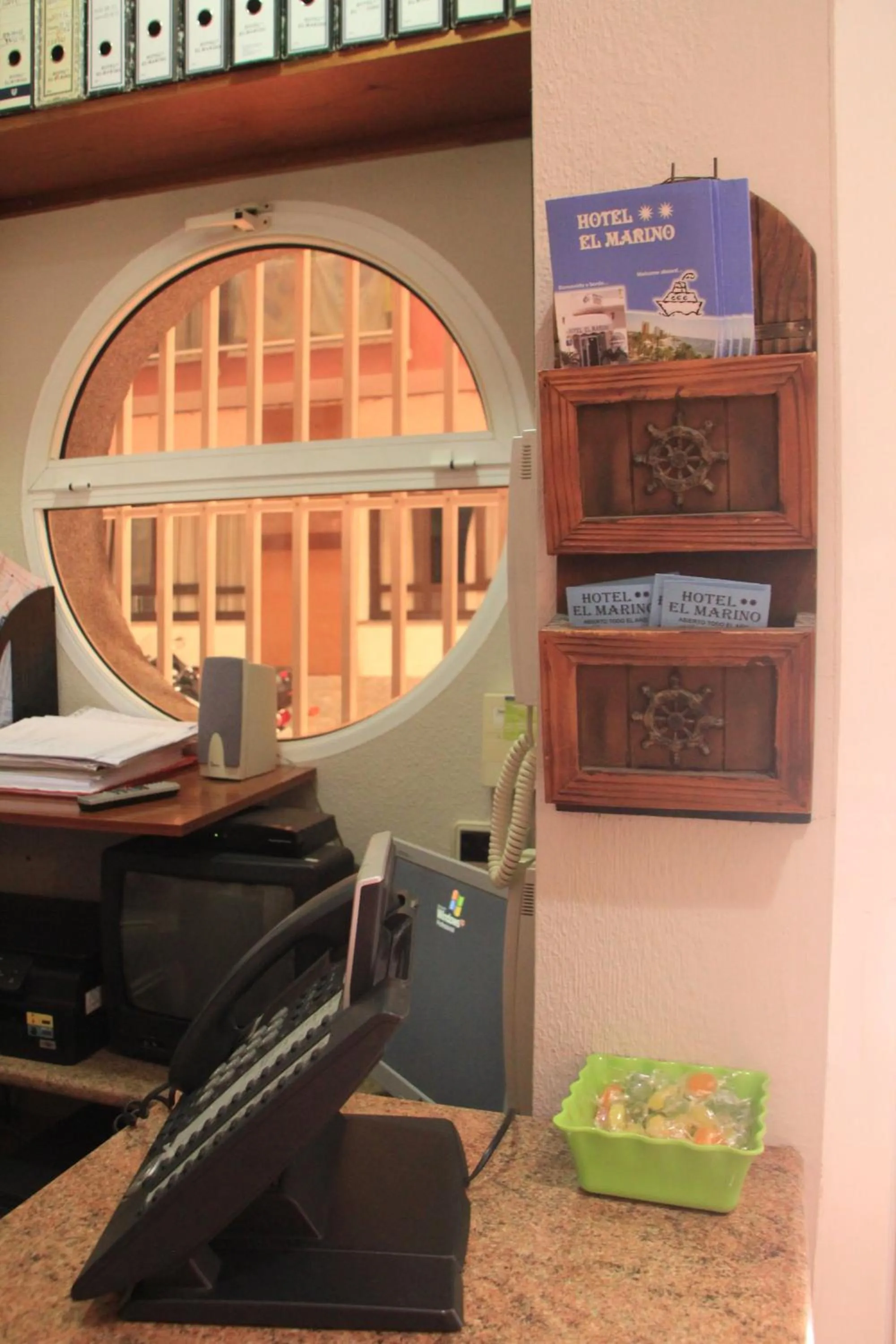 Lobby or reception in Hotel El Marino