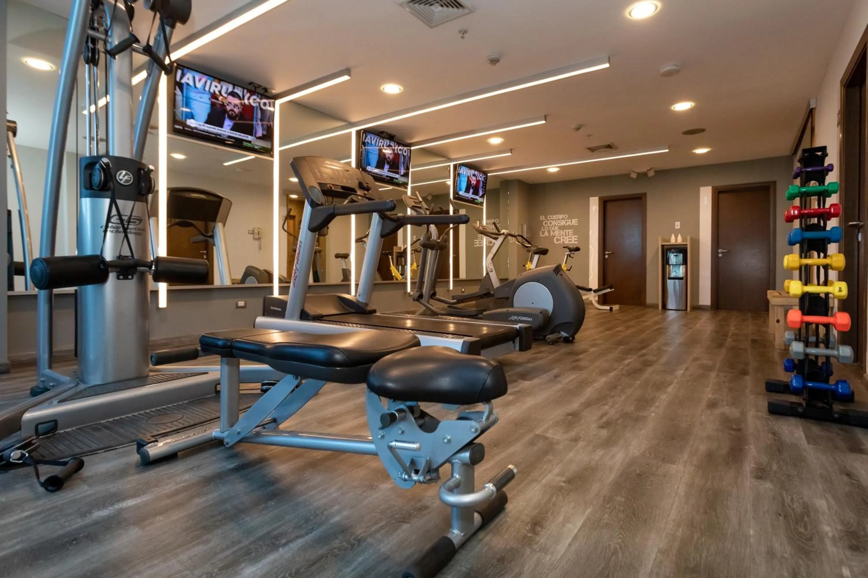 Fitness centre/facilities in Hotel Ciudad de David