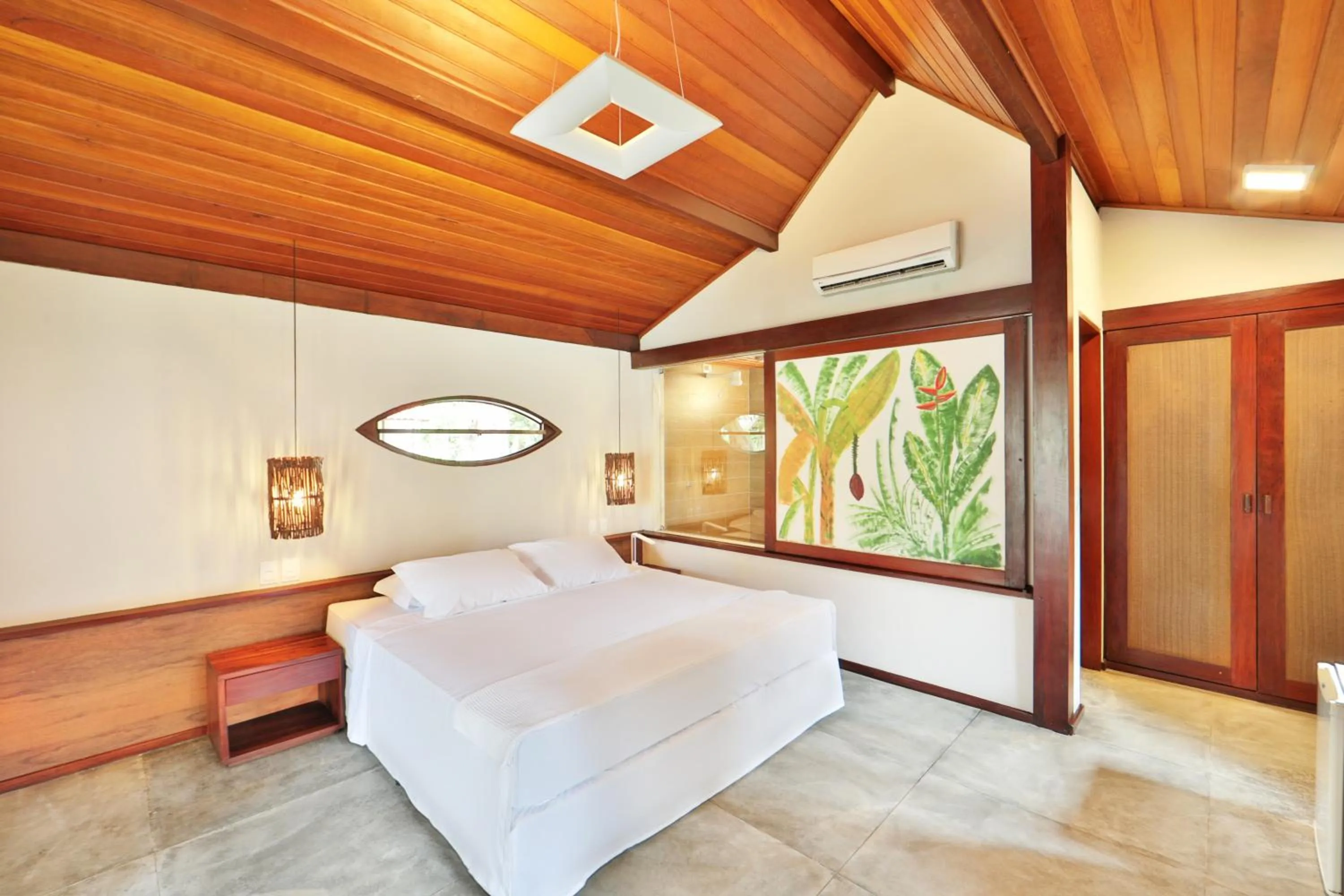 Bed in Pousada Sitio da Prainha