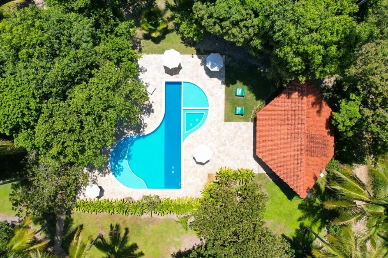 Pool view in Pousada Sitio da Prainha